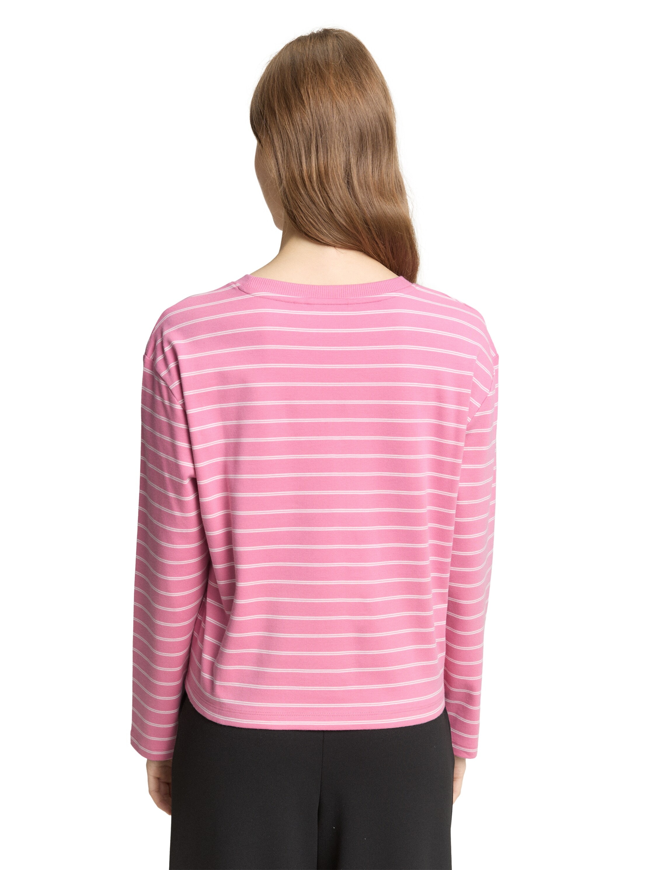 TOM TAILOR Denim T-shirt mit Streifen Muster