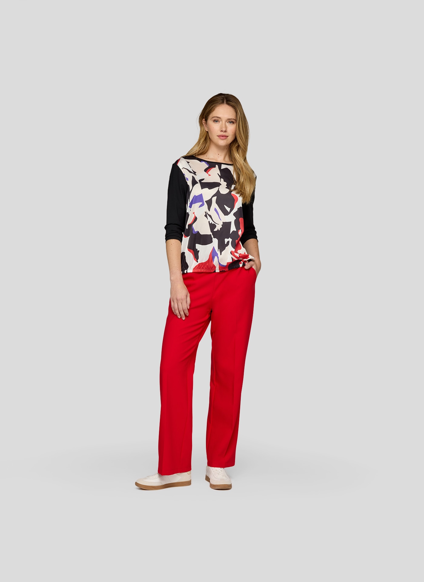 Rabe 3/4-Arm-Shirt mit Front Print