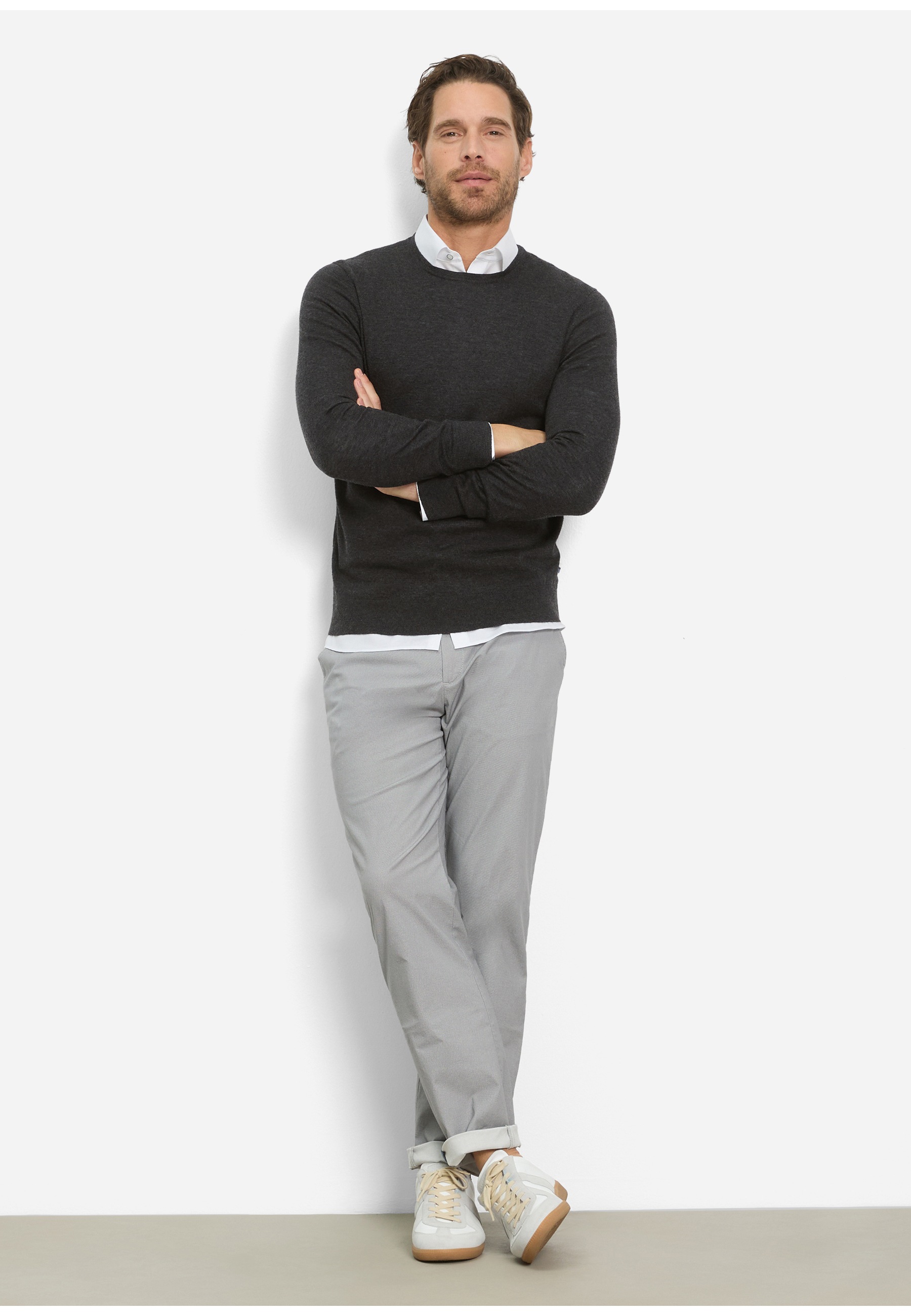 OLYMP Pull à col rond