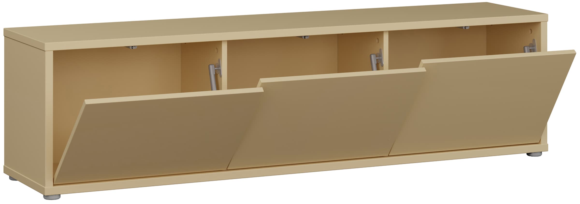 FORTE Table basse »Alice Springs, TV-Board, viel Stauraum, grosse Türen zum Aufklappen« L/H/P 154,2/41,5/34,9 cm Portes pliantes