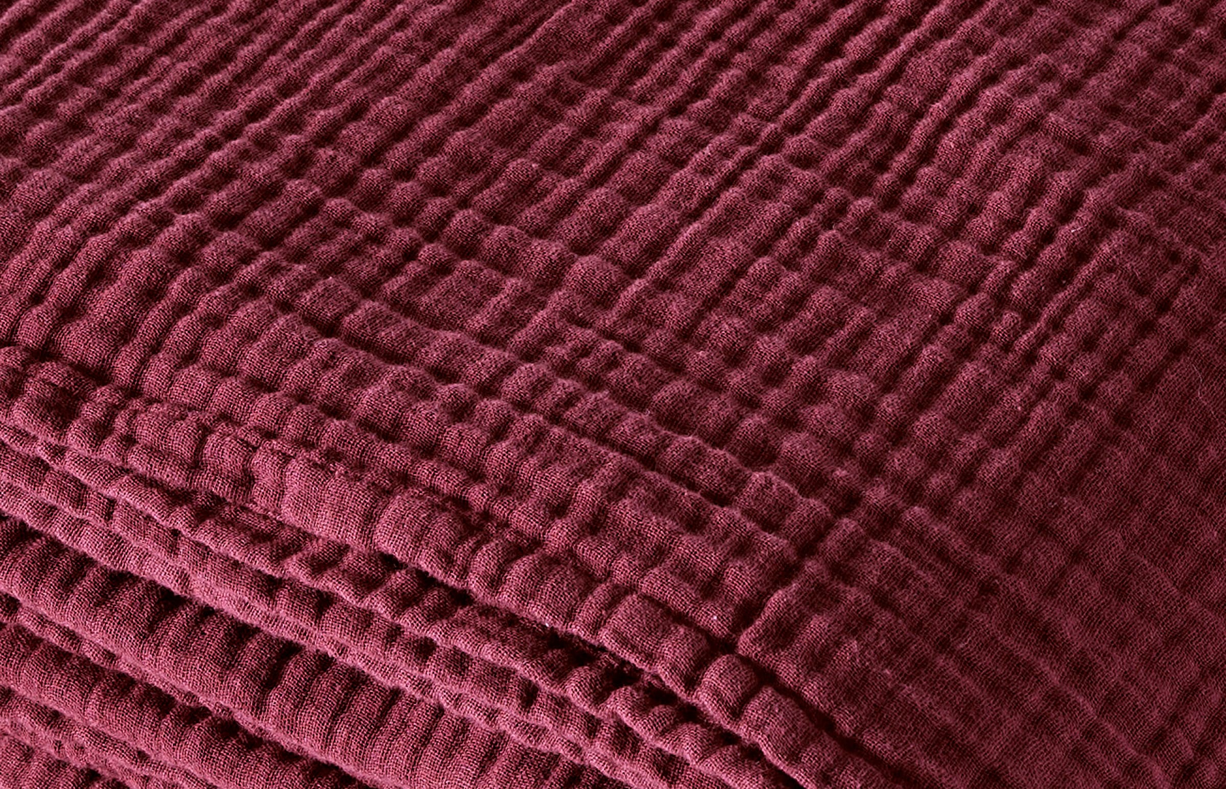 LeGer Home by Lena Gercke Couverture d'intérieur »HEVIN« jeté de lit effet froissé en coton, mousseline, couverture douillette