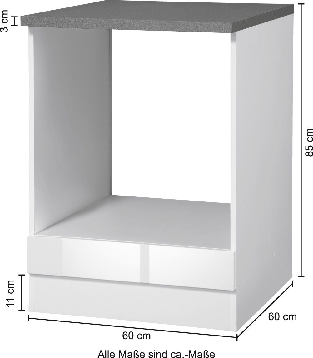 KOCHSTATION Armoire encastrée pour cuisinière »KS-Trier« largeur 60 cm