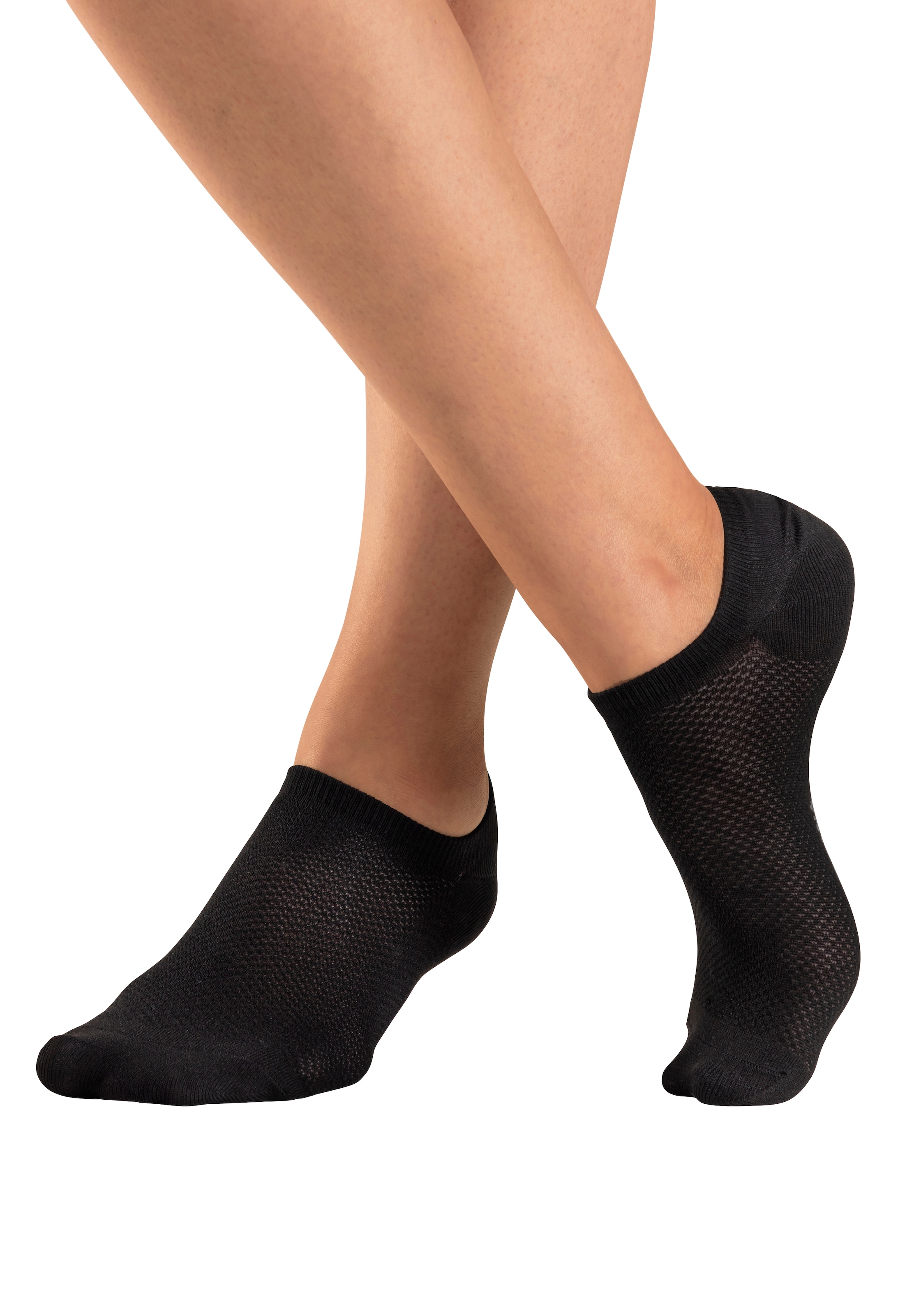 LASCANA ACTIVE Chaussettes de baskets Packung, 7 cuis tlg. mit Pikeestruktur