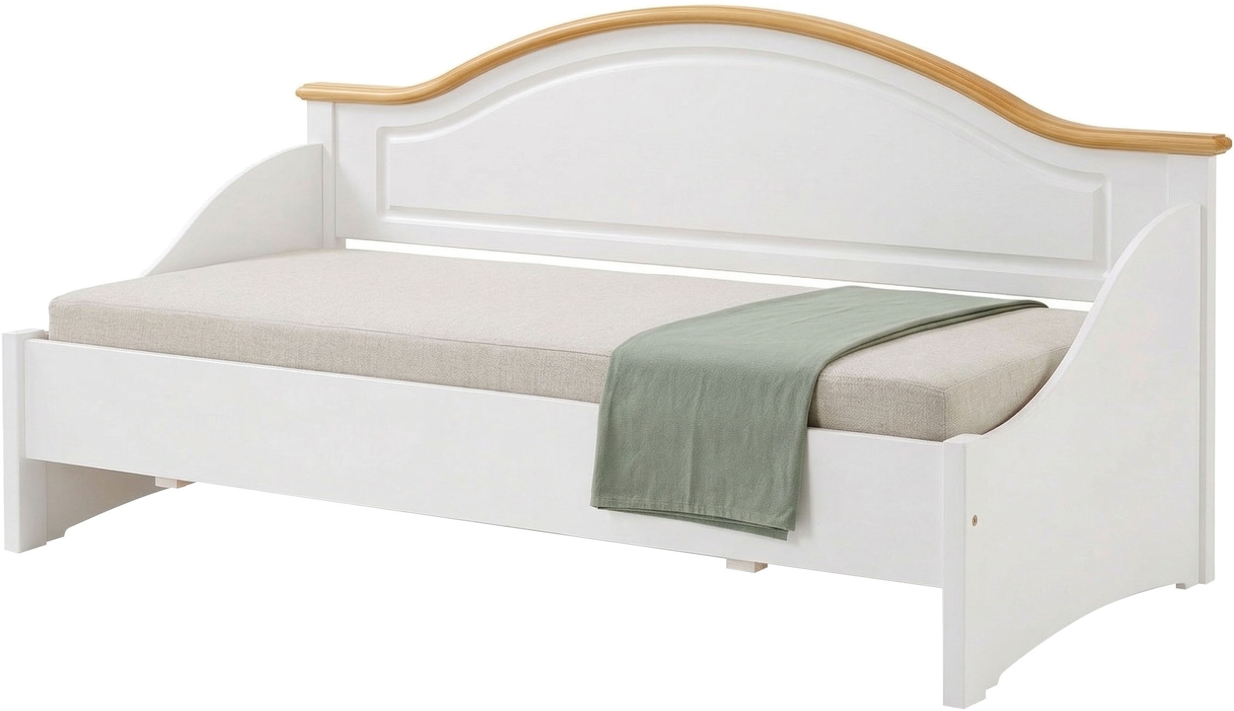 GOODproduct Lit de jour »Konrad« stabile Konstruktion aus massiver Kiefer, mit Rollrost