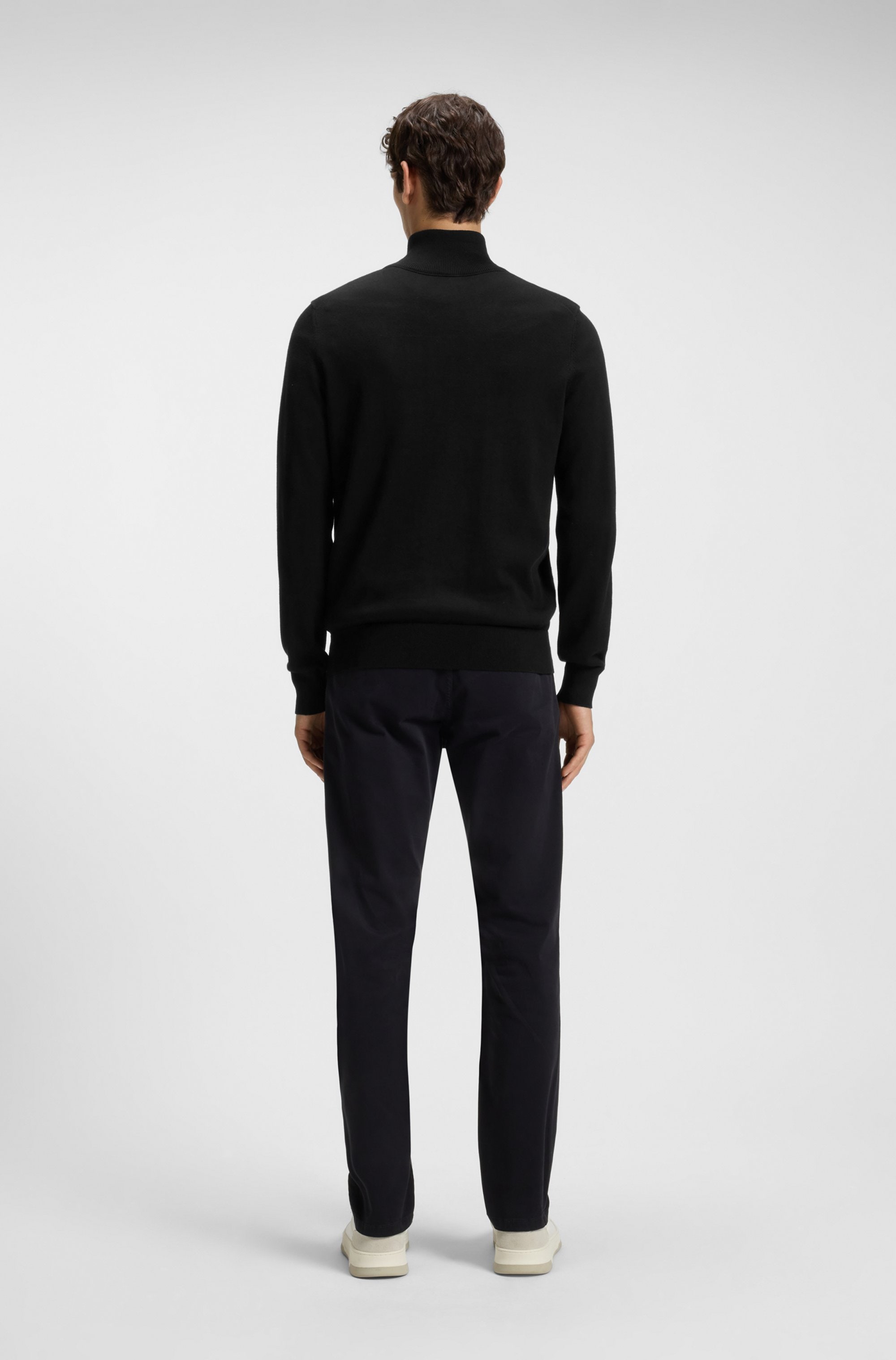 BOSS ORANGE Rollkragenpullover »Kanobix« mit Ton-in-Ton Logo