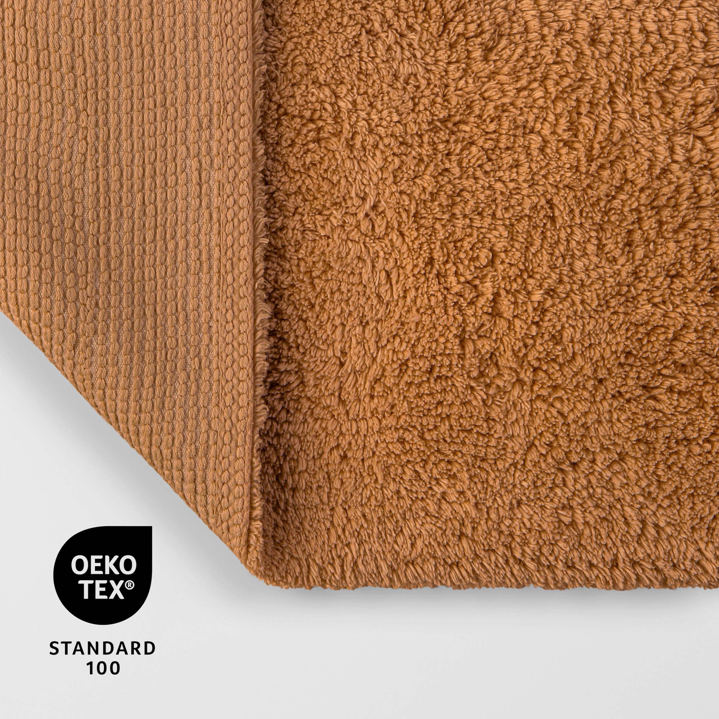 GOODproduct Badematte »Selenne« Höhe 20 mm rutschhemmend beschichtet fussbodenheizungsgeeignet Badteppich, getuftet, modern, Uni, antirutsch, flauschig, Baumwolle