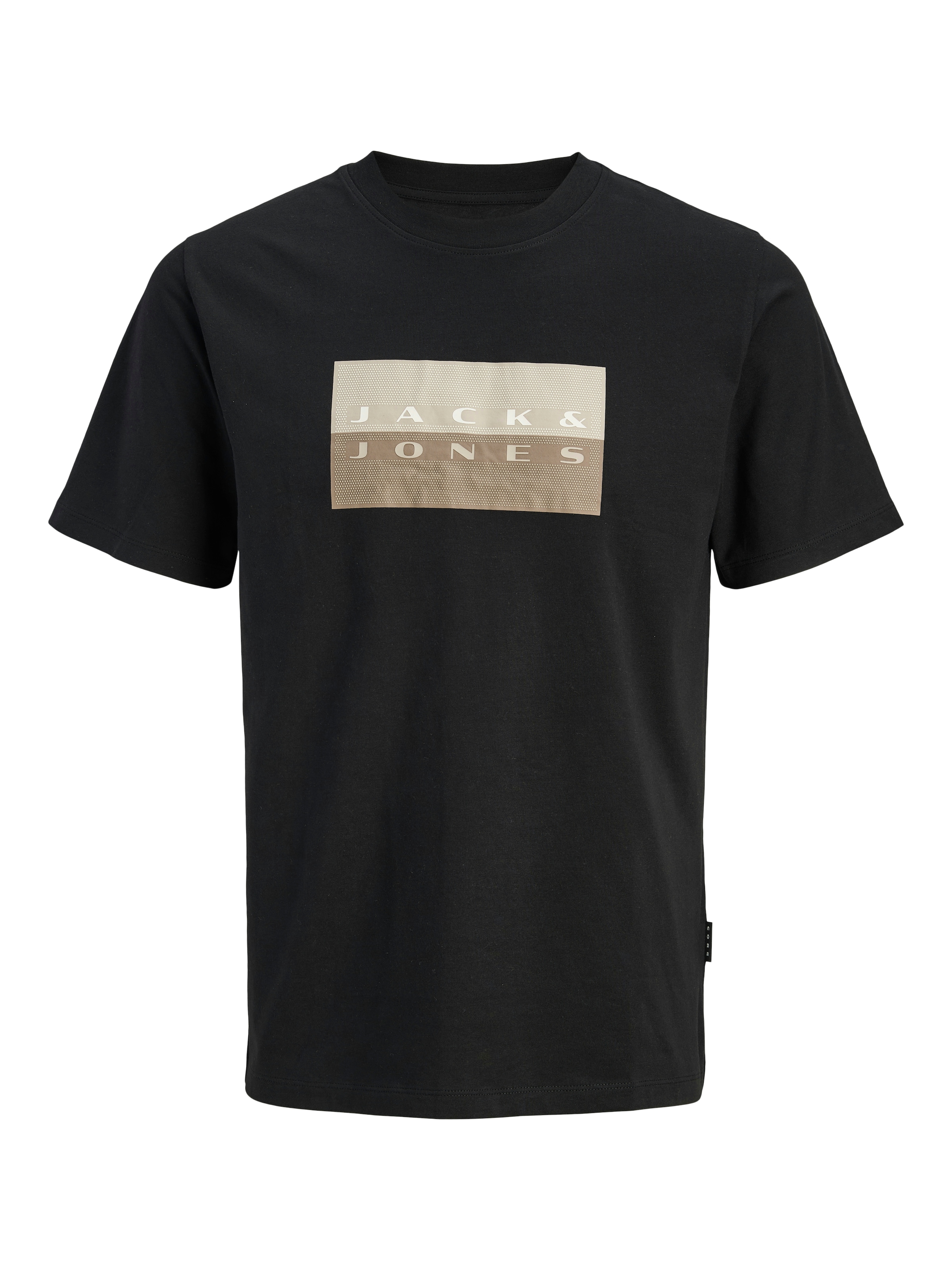 Jack & Jones T-shirt à manches courtes »JCOFUSION DOTS PRINT TEE SS CREW SN« Baumwolle, regular fit