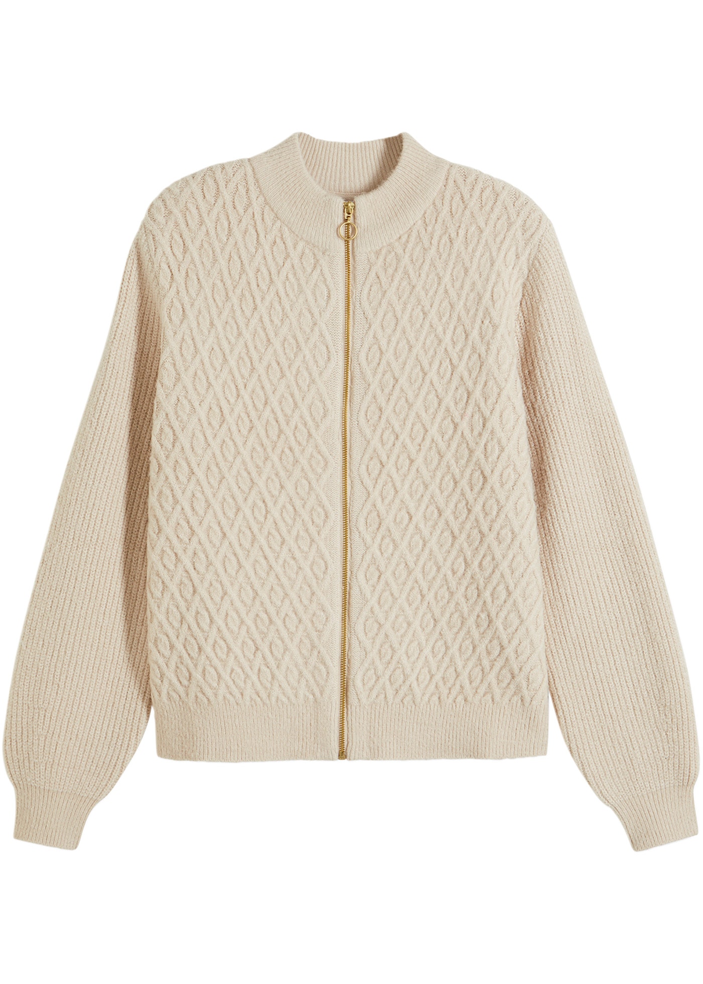 bonprix Veste en tricot »Strickjacke mit Zopmuster«, Strickjacke mit Zopmuster
