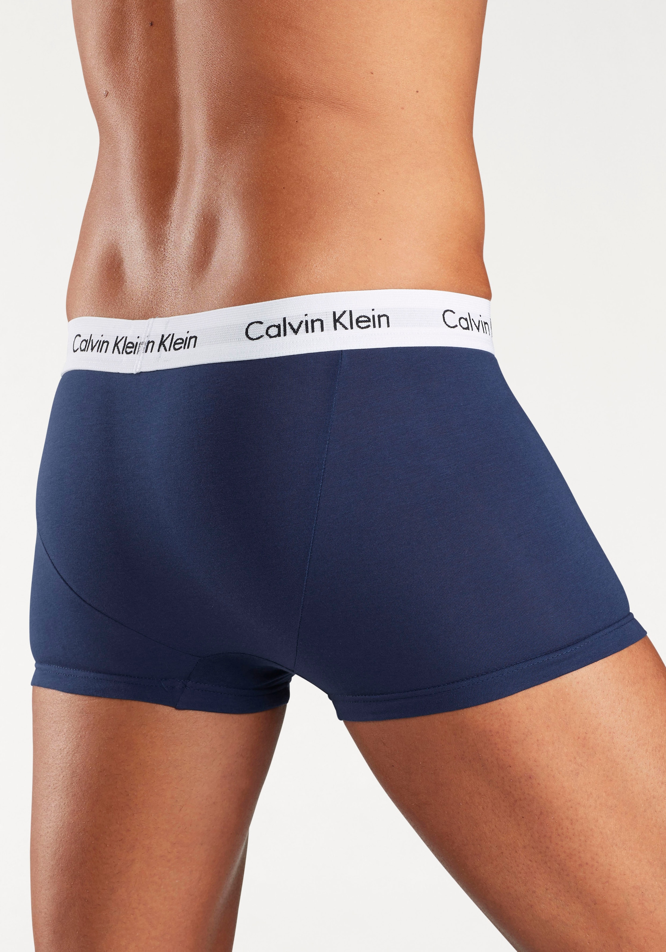 Calvin Klein Underwear Trunk »Low Rise Trunk 3 PACK« 3 Stk. mit weissem Webbund