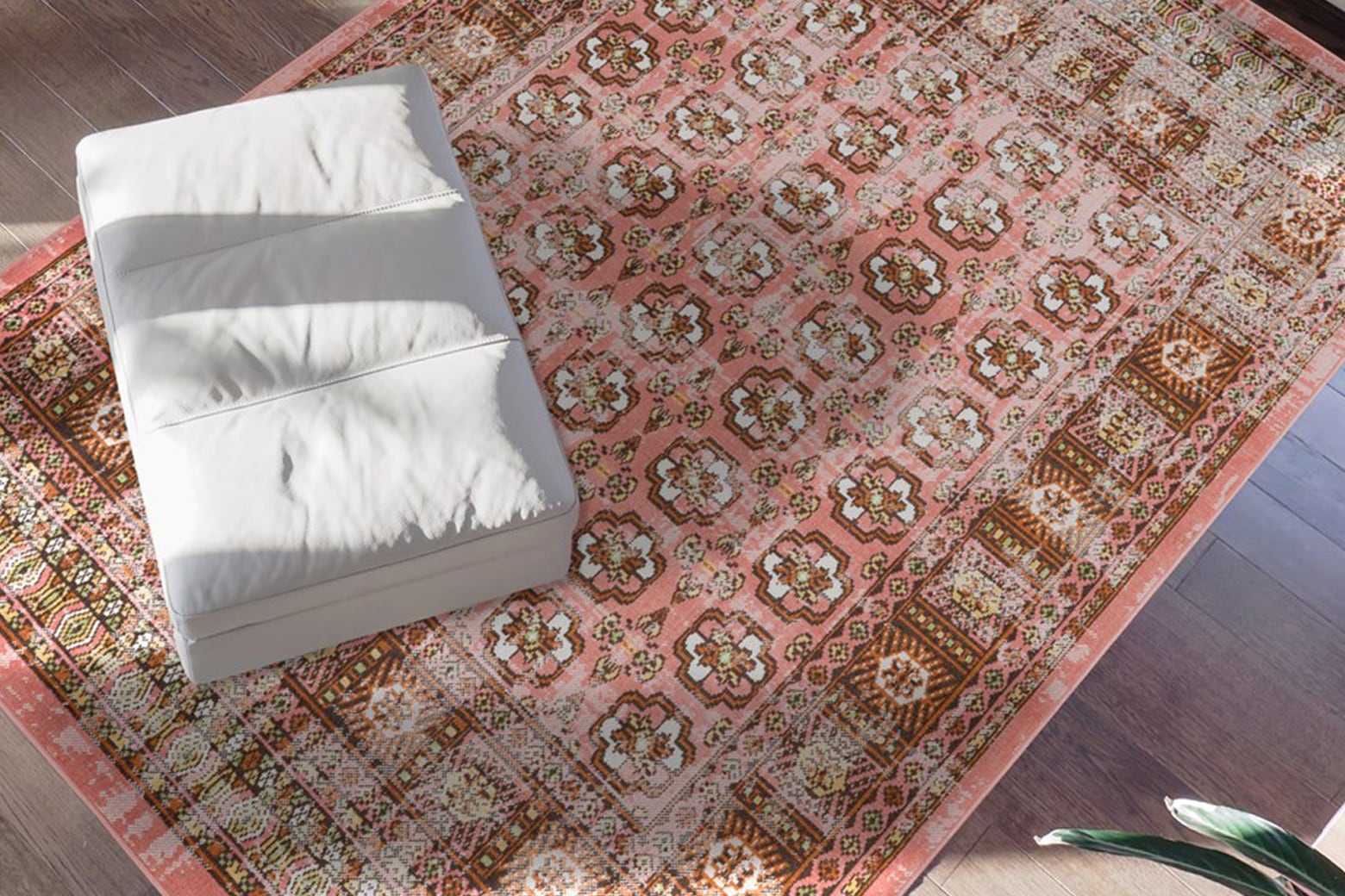 calo-deluxe Teppich »Ruzica-606« rechteckig 6 mm Höhe Flachgewebe, Vintage Design, Wohnzimmer