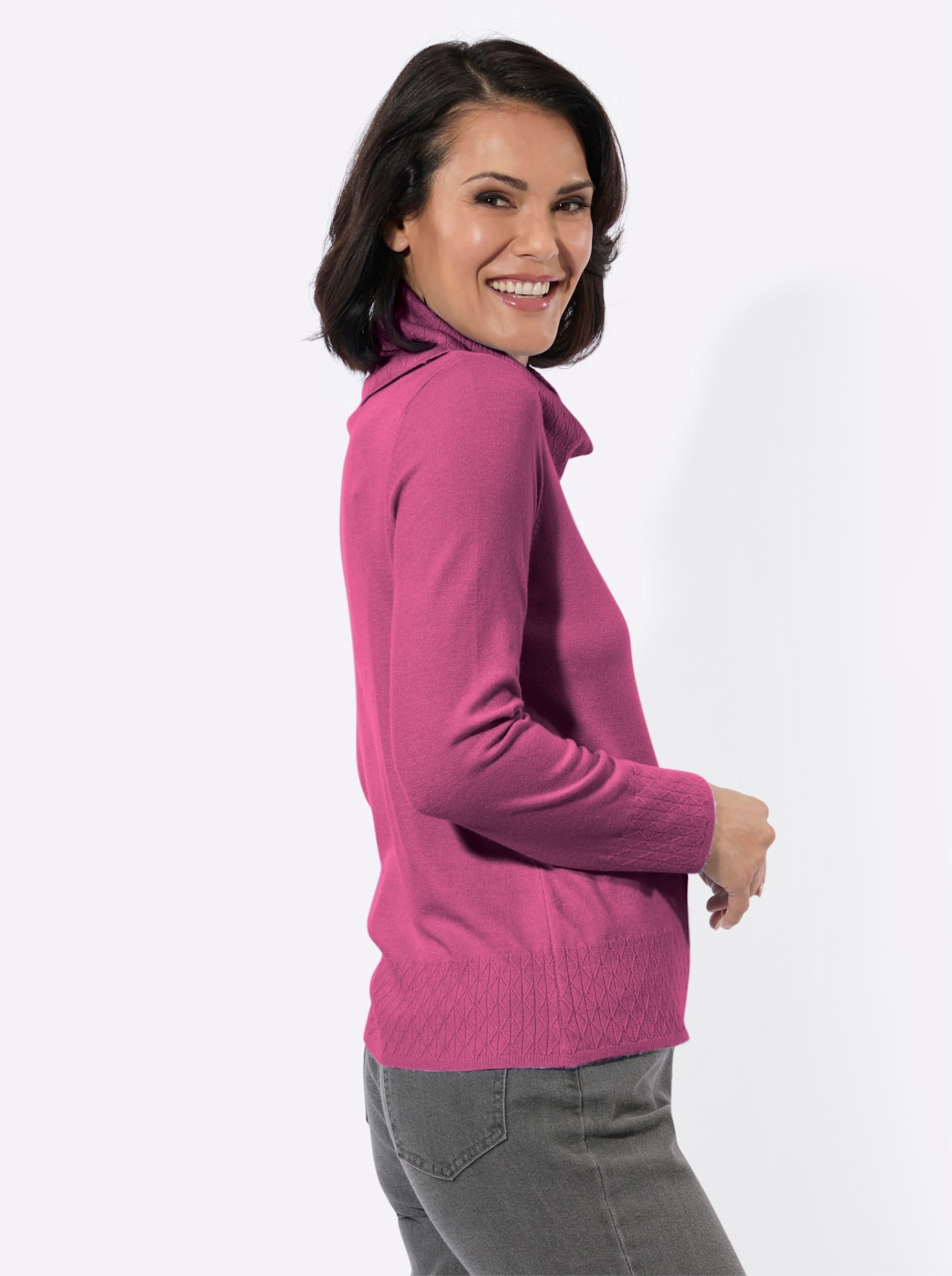 Casual Looks Pull à col roulé »Rollkragen-Pullover«