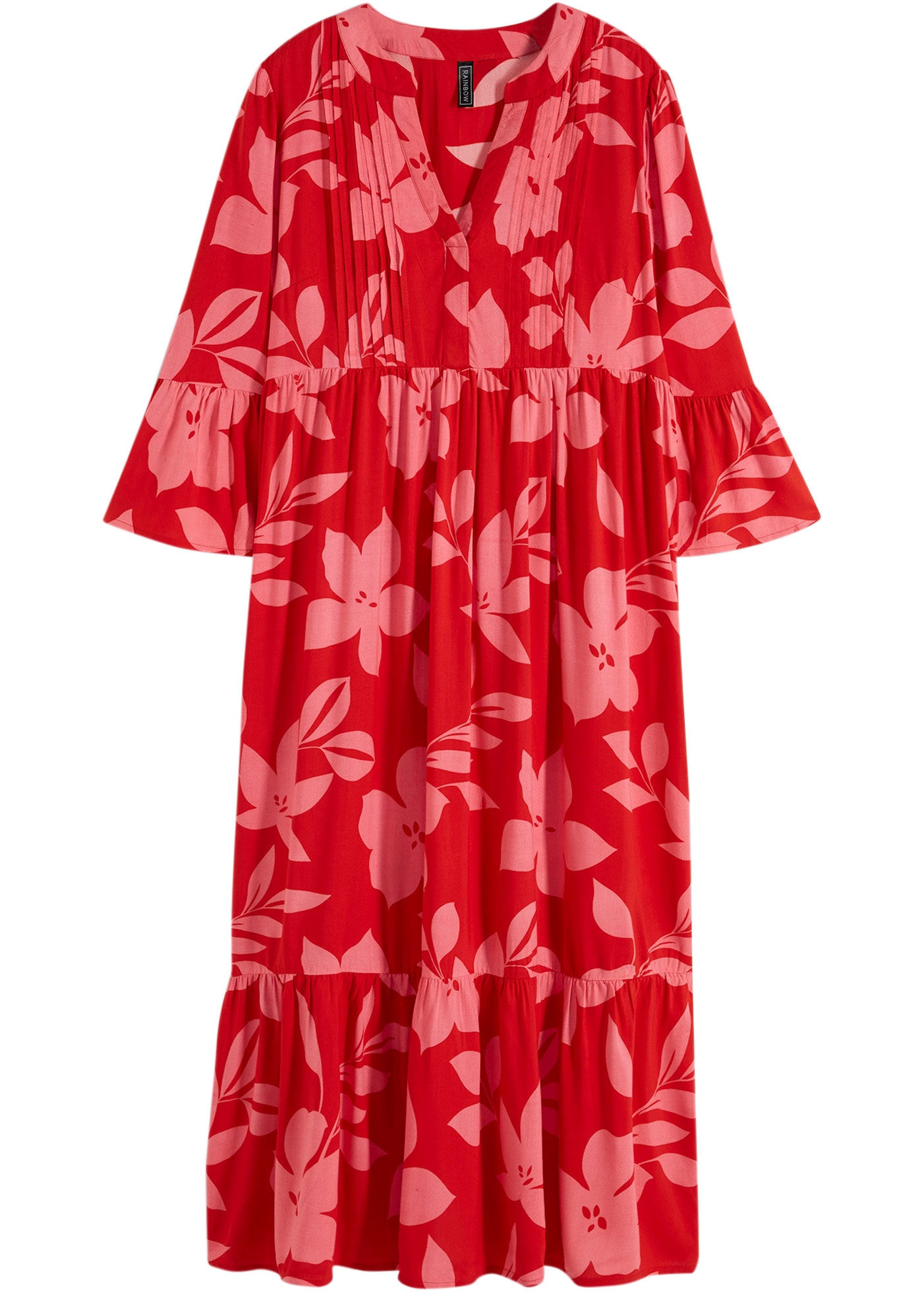 bonprix Maxi robe »Maxikleid aus fliessender Viskose« Maxikleid aus fliessender Viskose