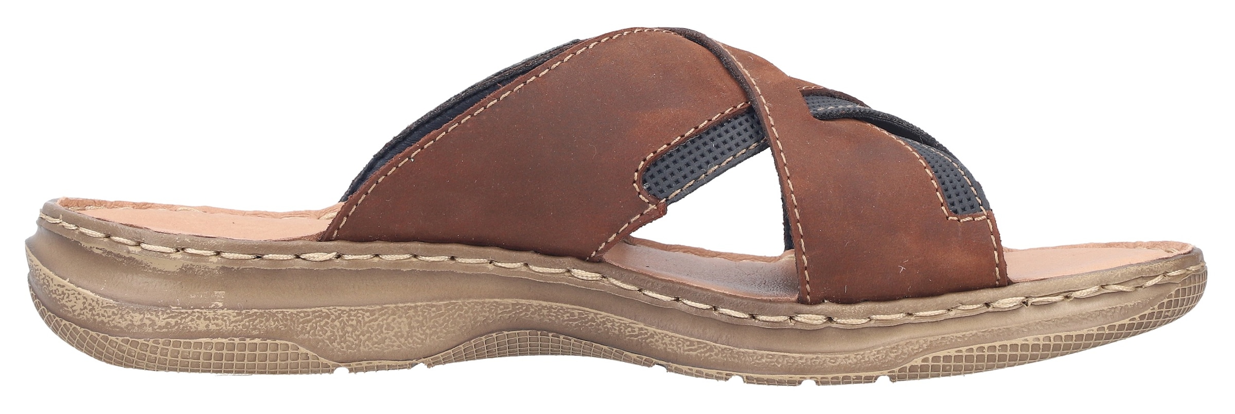 Rieker Pantolette  Chaussure d'été, chaussure de plage, chaussure de vacances avec bandage croisé