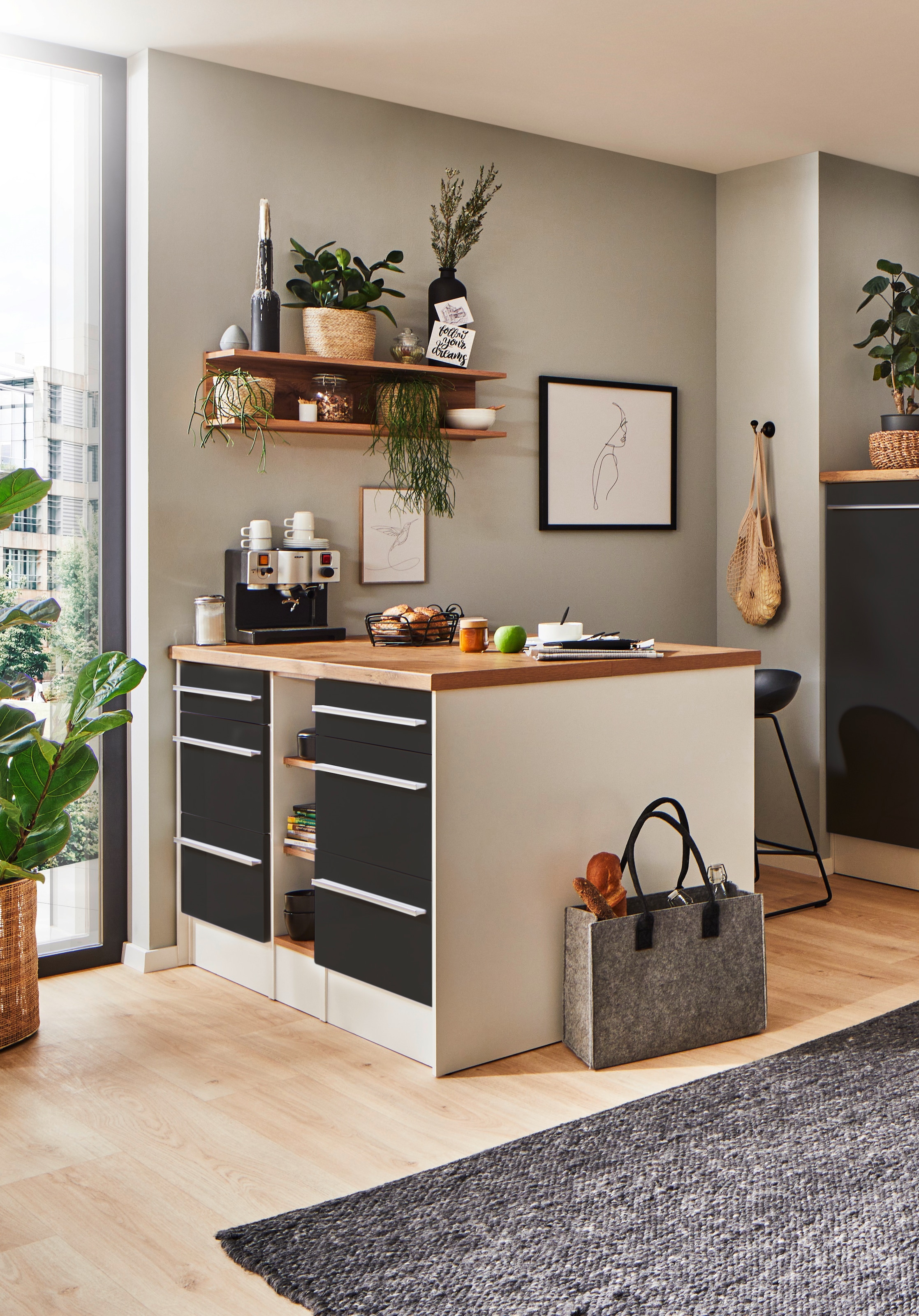 RESPEKTA Ilot de cuisine »Gabriel« largeur 150 cm, avec soft-close