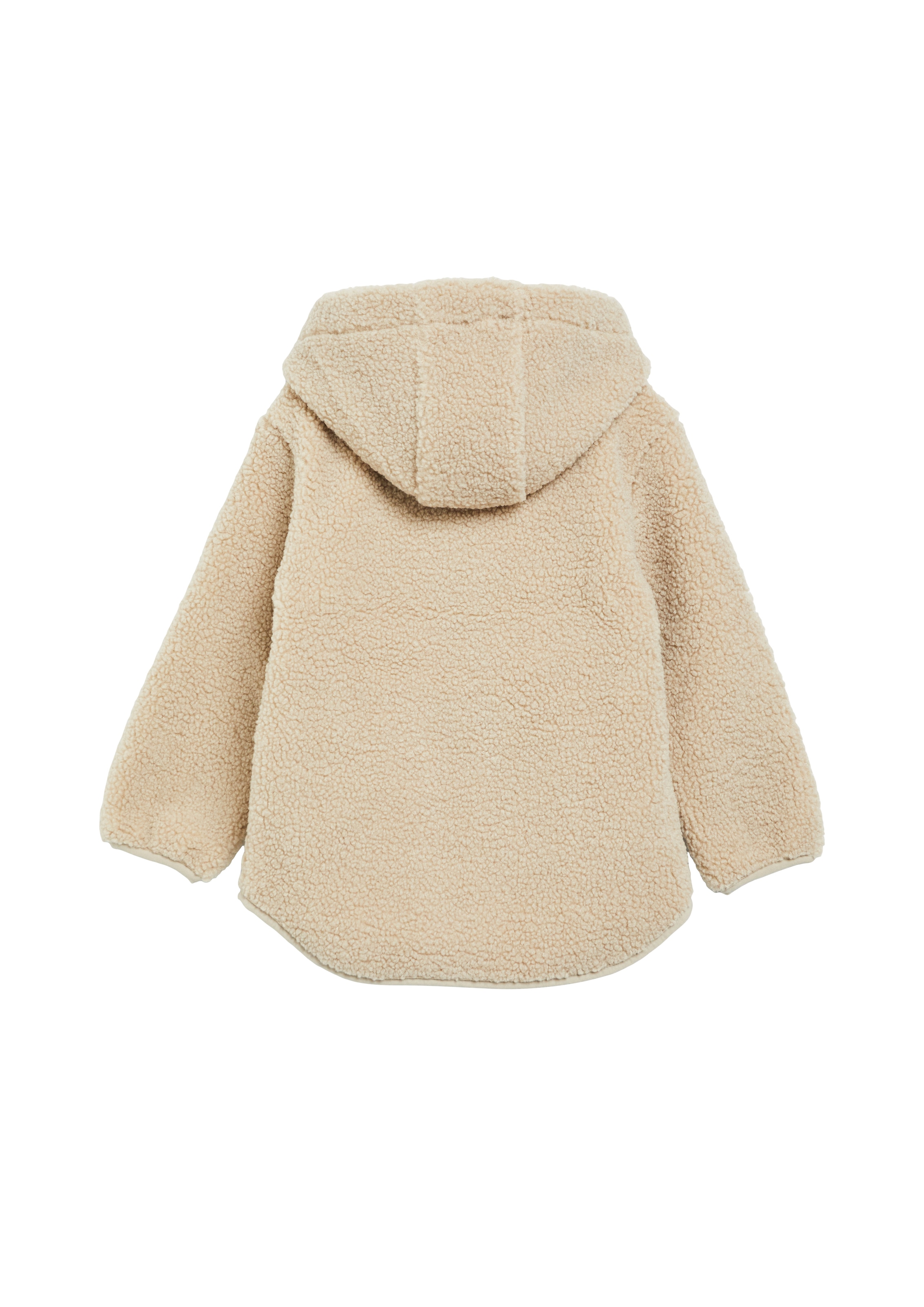 s.Oliver Junior Strickmantel Fleecejacke mit Kapuze  / mit Reissverschluss