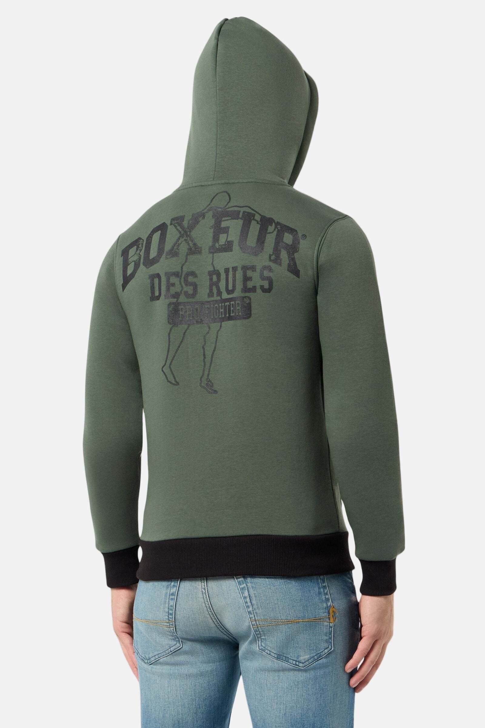 BOXEUR DES RUES Pull à capuche »BOXEUR DES RUES Kapuzenpullover Hooded Sweatshirt«
