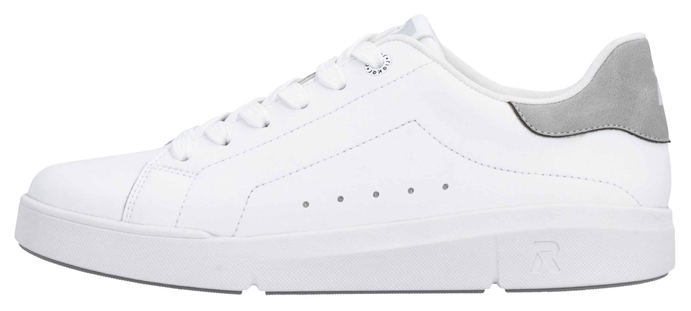 RIEKER Sport Sneaker  in monochromer Optik, Freizeitschuh, Halbschuh, Schnürschuh