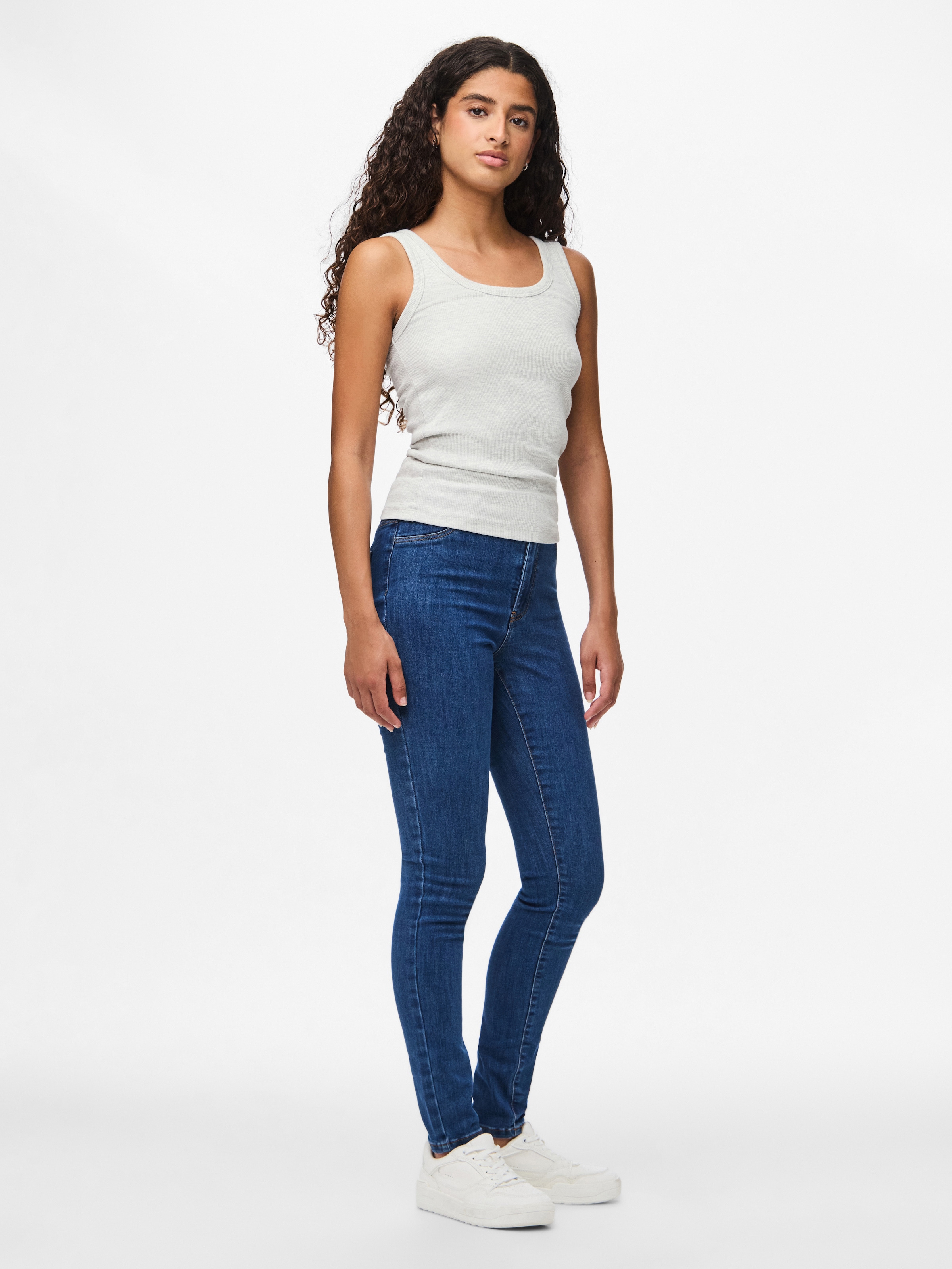 pieces Jeggings en jeans »PCDEA HW SKINNY MB JEGGING NOOS«

