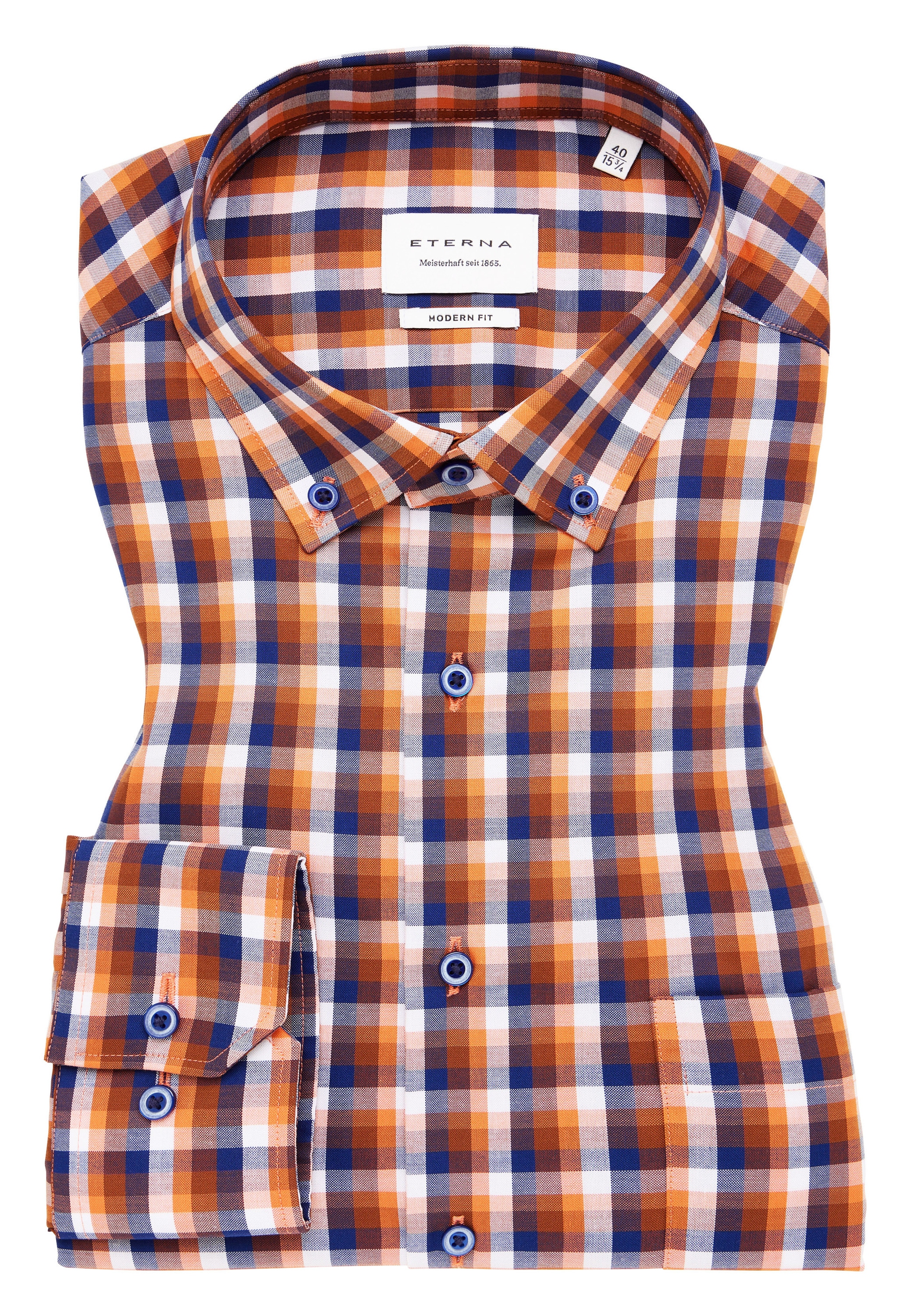 Eterna Chemise à manches longues »MODERN FIT« NON IRON (bügelfrei)