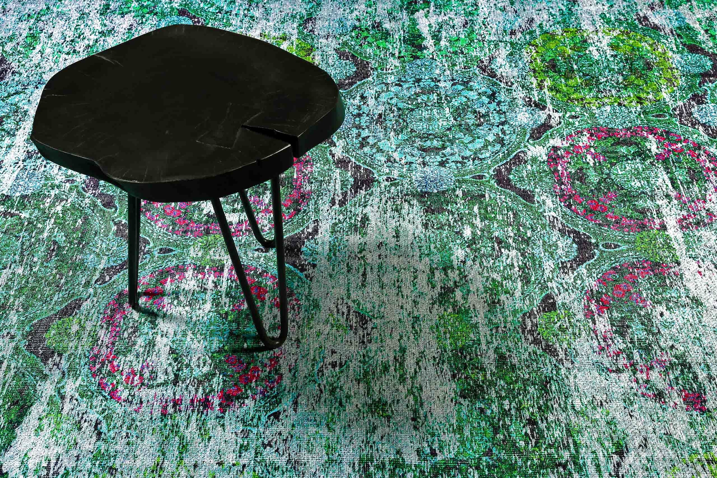 Wecon home Tapis »Focus« Rectangulaire 6 mm Höhe Vintage, Baumwolle, Kurzflor, Wohnzimmer, Schlafzimmer, pflegeleicht