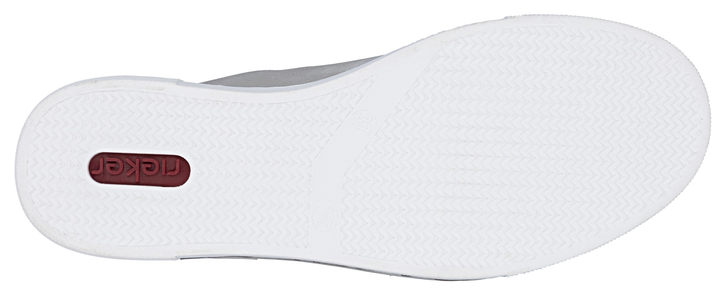 Rieker Baskets à plateforme  mit Zier-Reissverschluss, Freizeitschuh, Halbschuh, Schnürschuh
