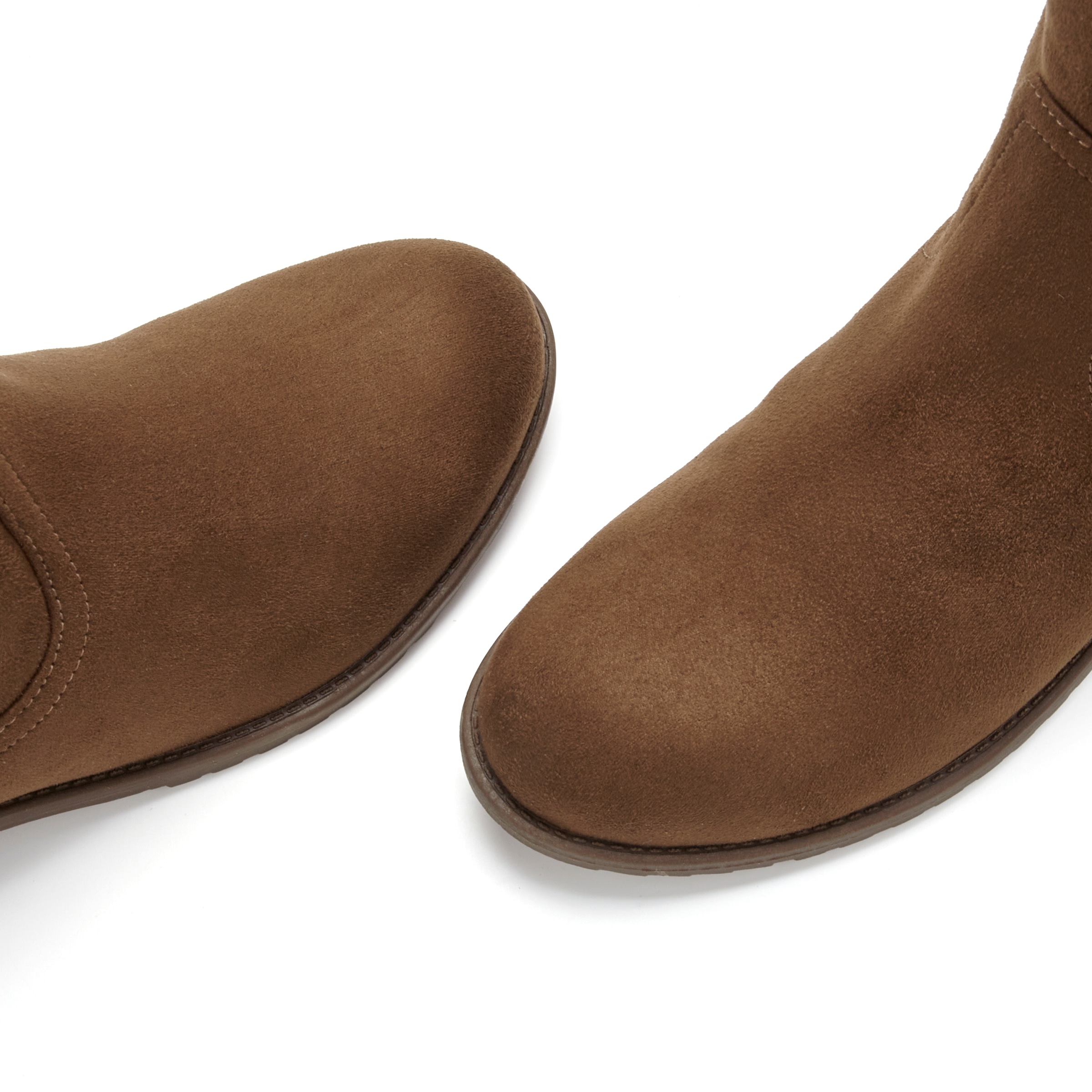 LASCANA Stiefel »Boots, Langschaftstiefel, Stiefelette,«  NEU mit Stretch-Einsatz, Langschaft und Zierschnalle