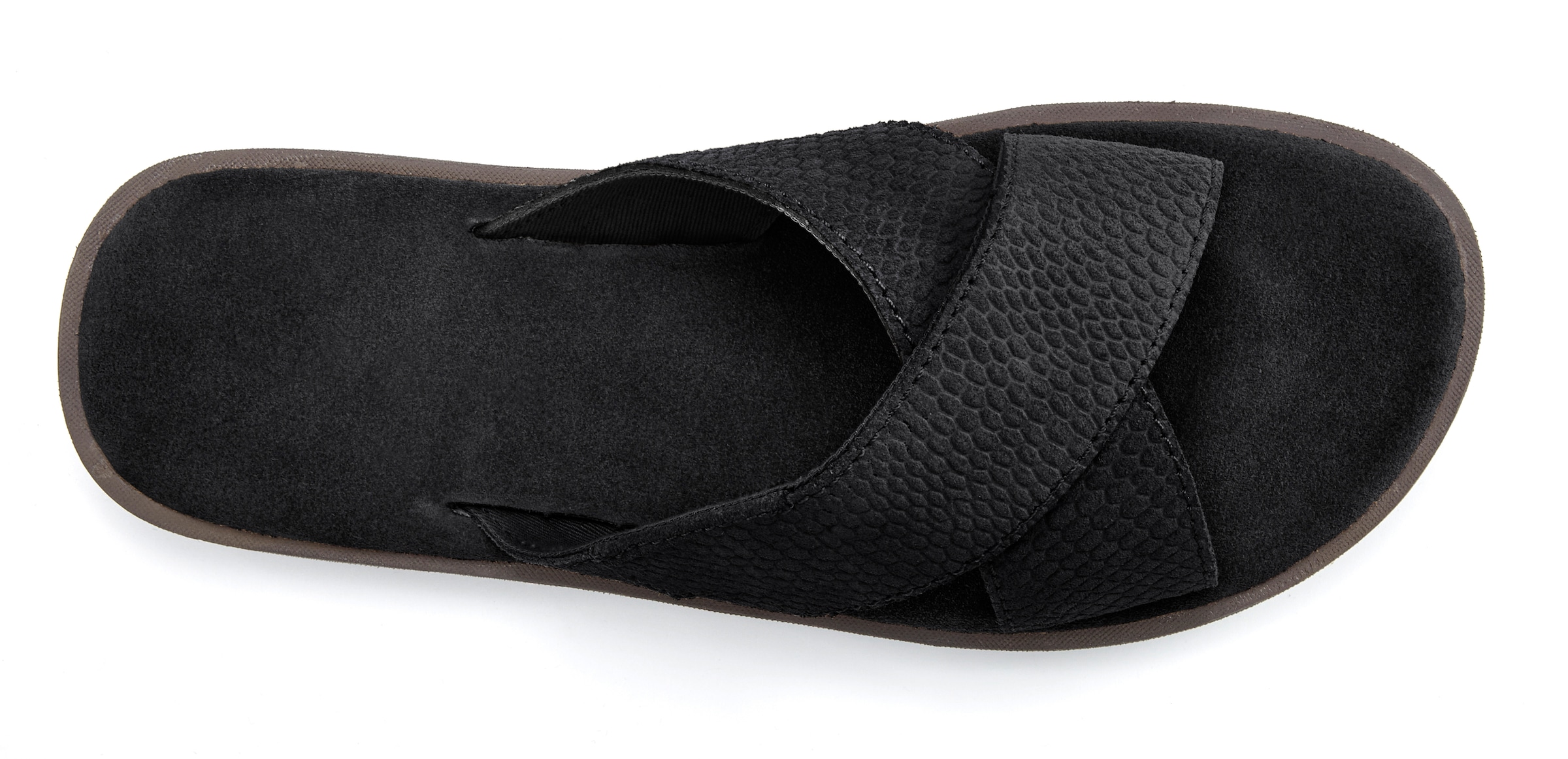 Beachtime Pantolette »Sommerschuhe, offener Schuh, Sandale«  NOUVEAU en cuir souple avec semelle légère