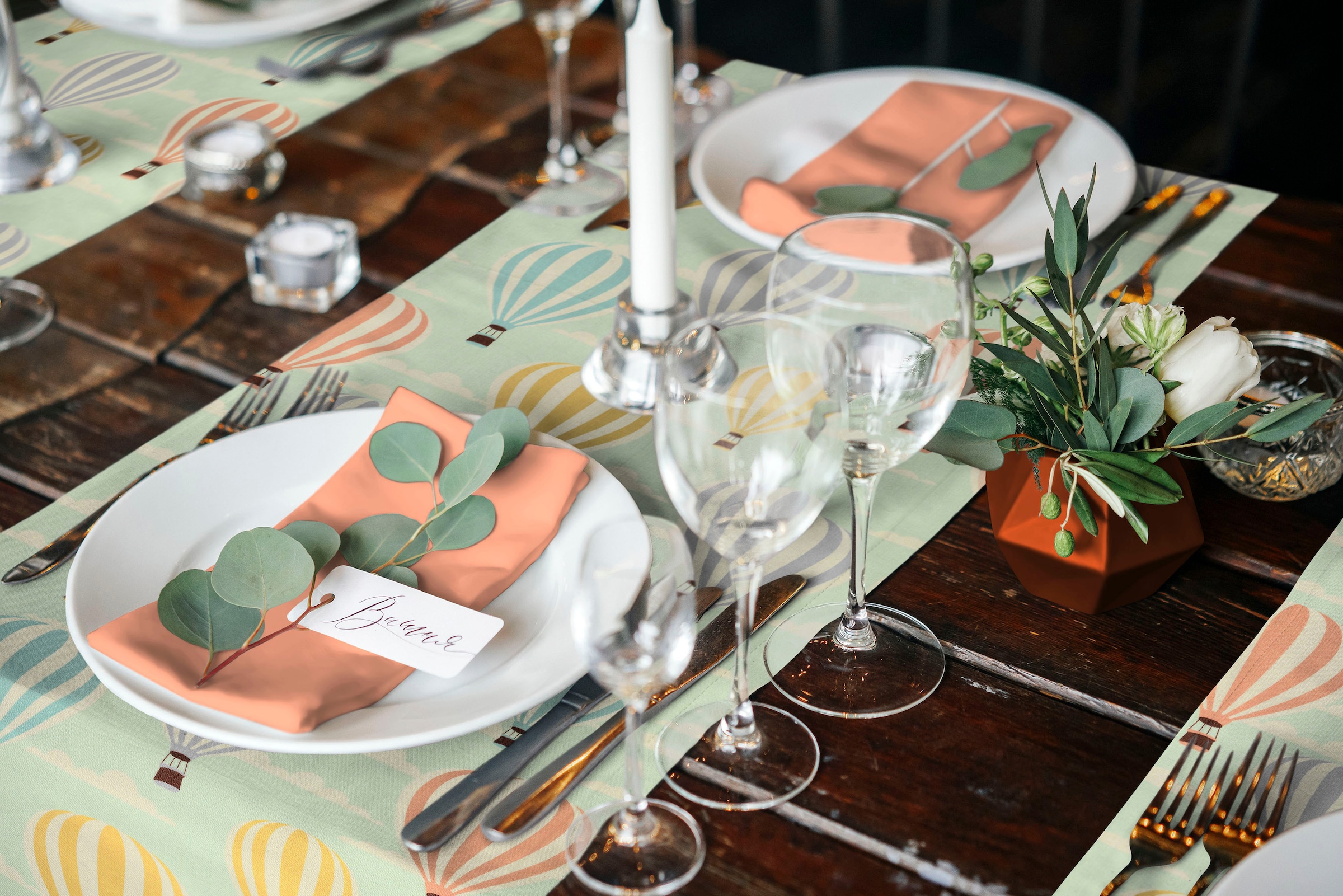 Adam Tischläufer »Balloons« GOTS organic,zertifiziert durch CERES 0242für Kinder