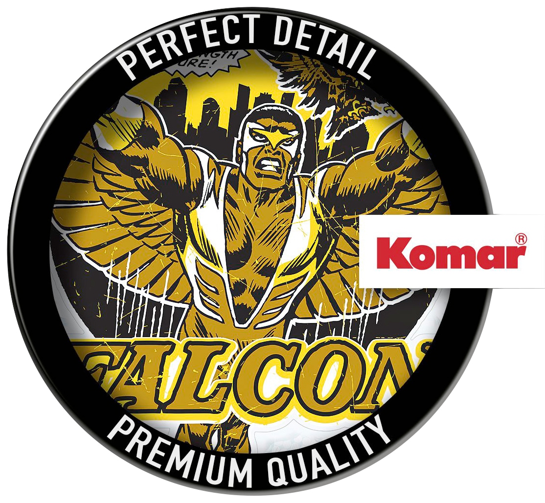 Komar Wandtattoo »Falcon Gold Comic Classic - Grösse 50 x 70 cm« selbstklebend, Wandsticker, Kinderzimmer