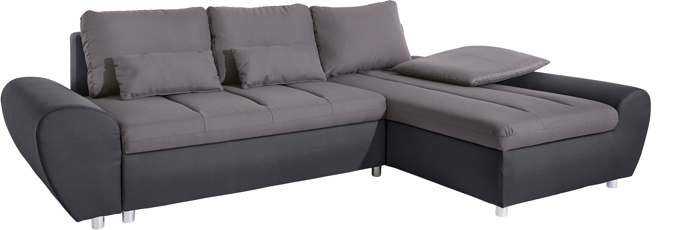 sit&more Ecksofa »Bandos L-Form« in 2 unterschiedlichen Grössen, wahlweise mit Bettfunktion