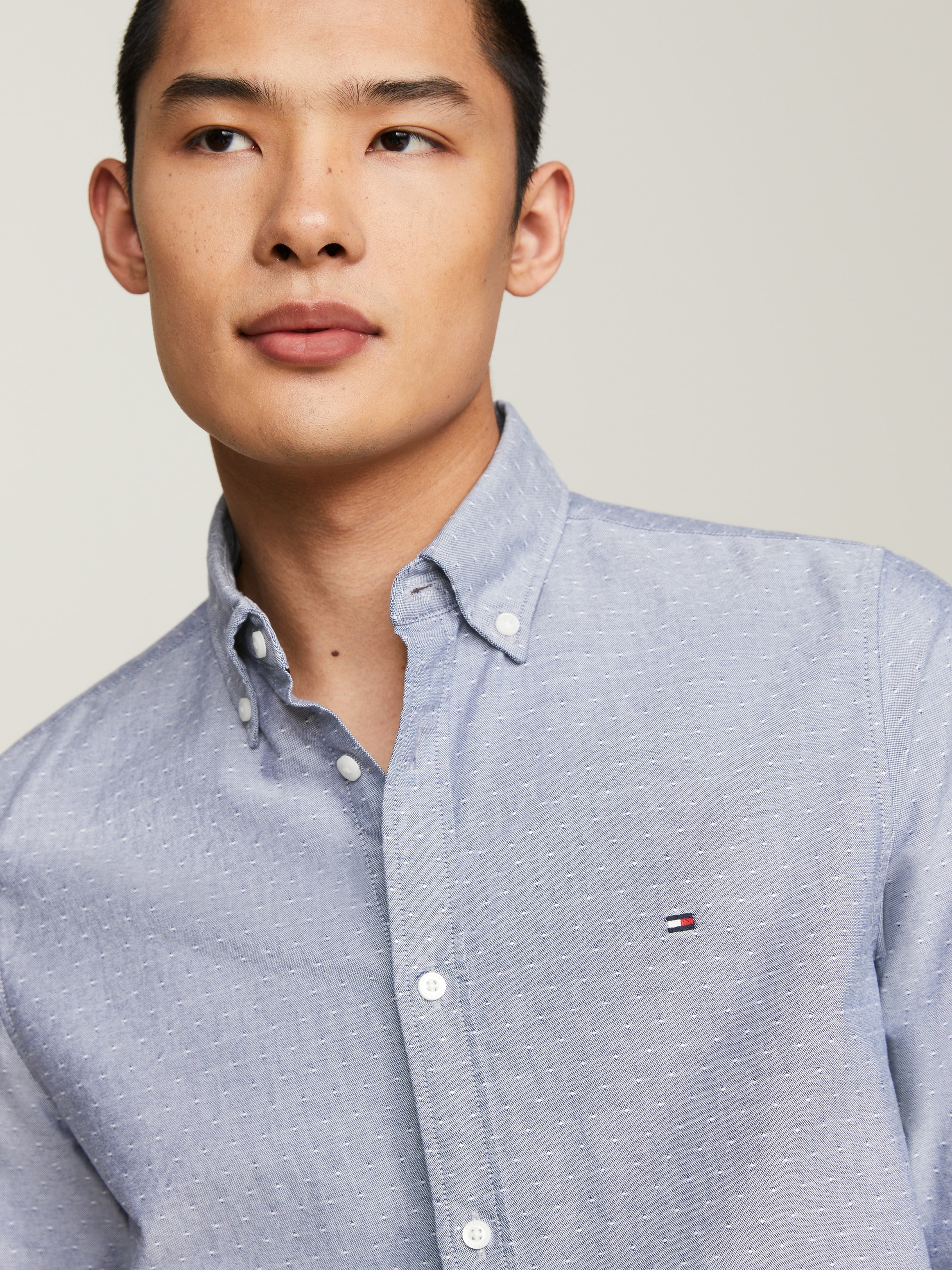 Tommy Hilfiger Chemise à manches longues »OXFORD DOBBY Slim Fit SHIRT«