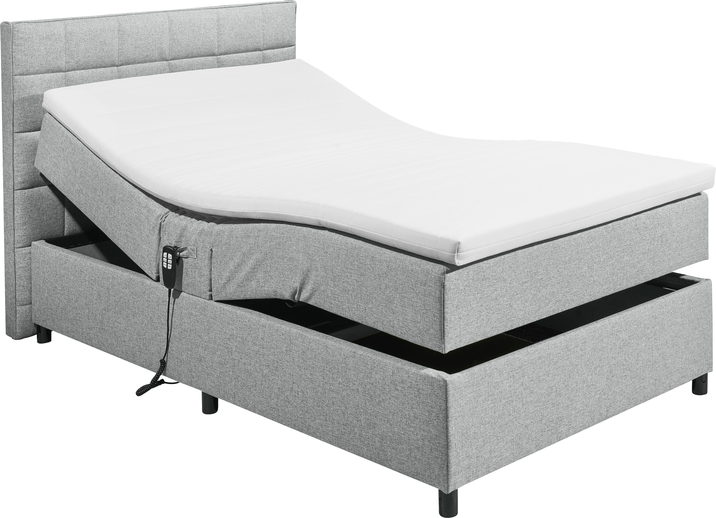 ED EXCITING DESIGN Lit de boxe »Mariborsko« inkl. Motor und Topper