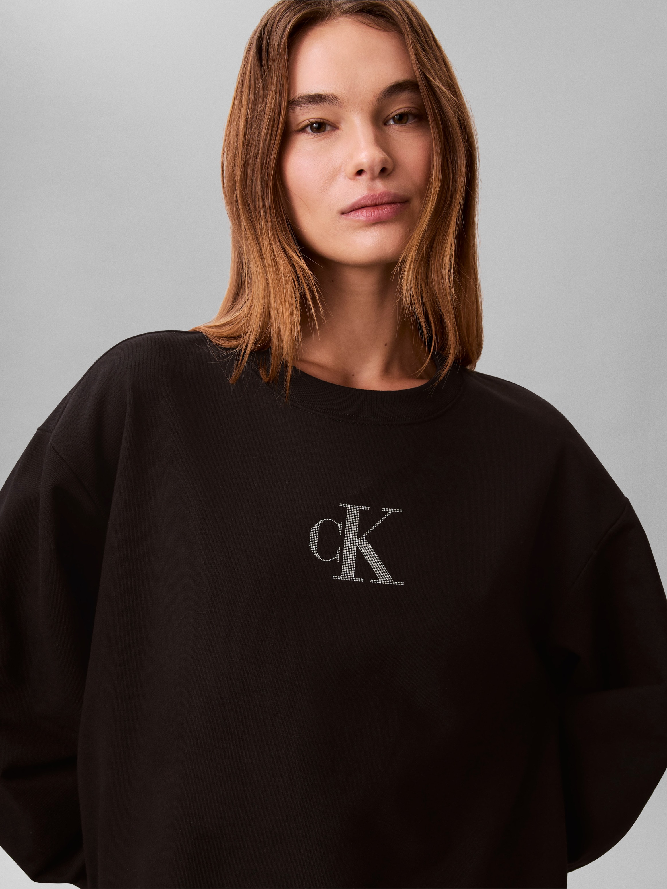 Calvin Klein Jeans Sweatshirt , Regular fit mit Rundhalsausschnitt
