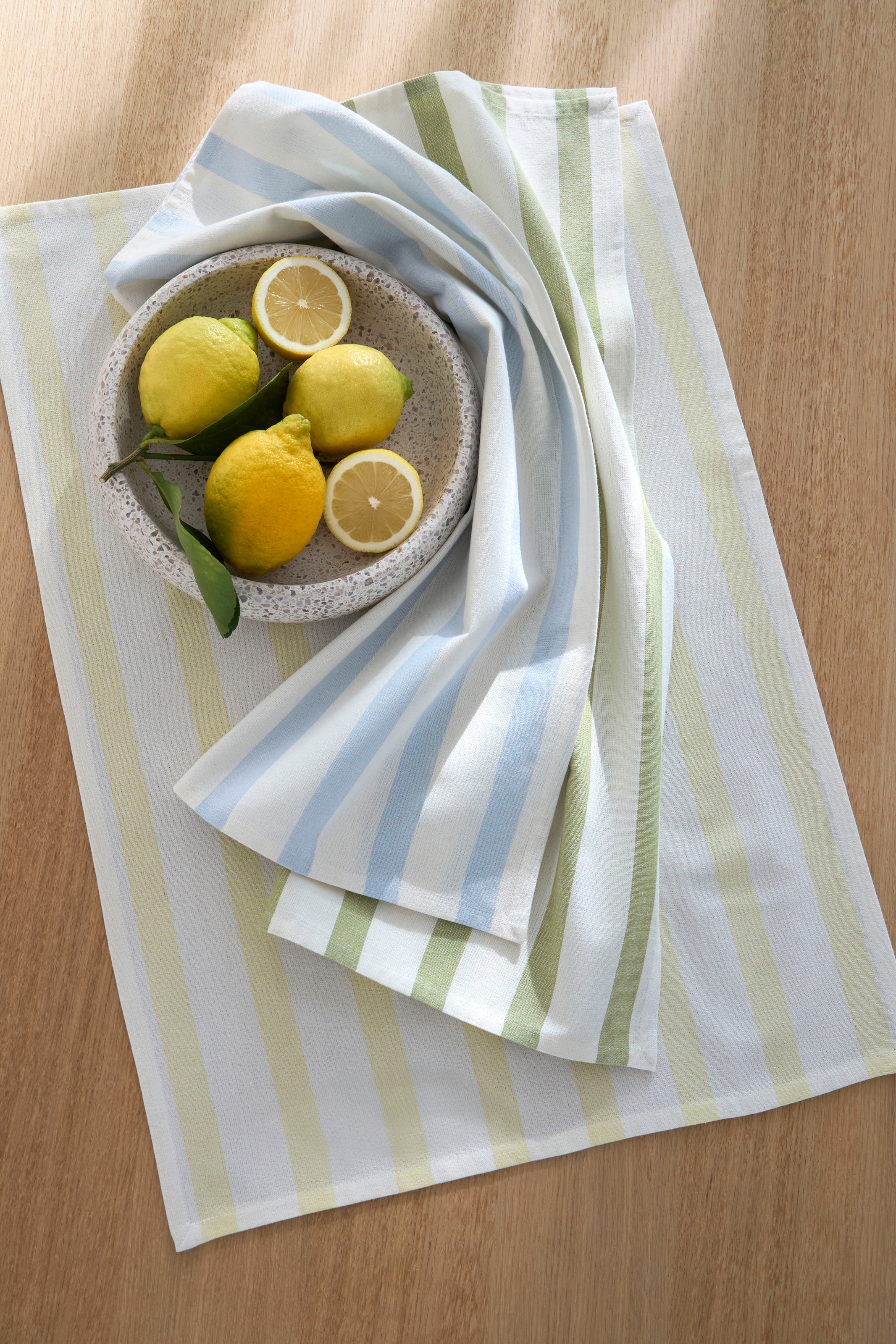 s.Oliver Chiffon à vaisselle »Frevik« 100 % Baumwolle, Stilvolles Design, 3er-Set, Pflegeleicht, premium