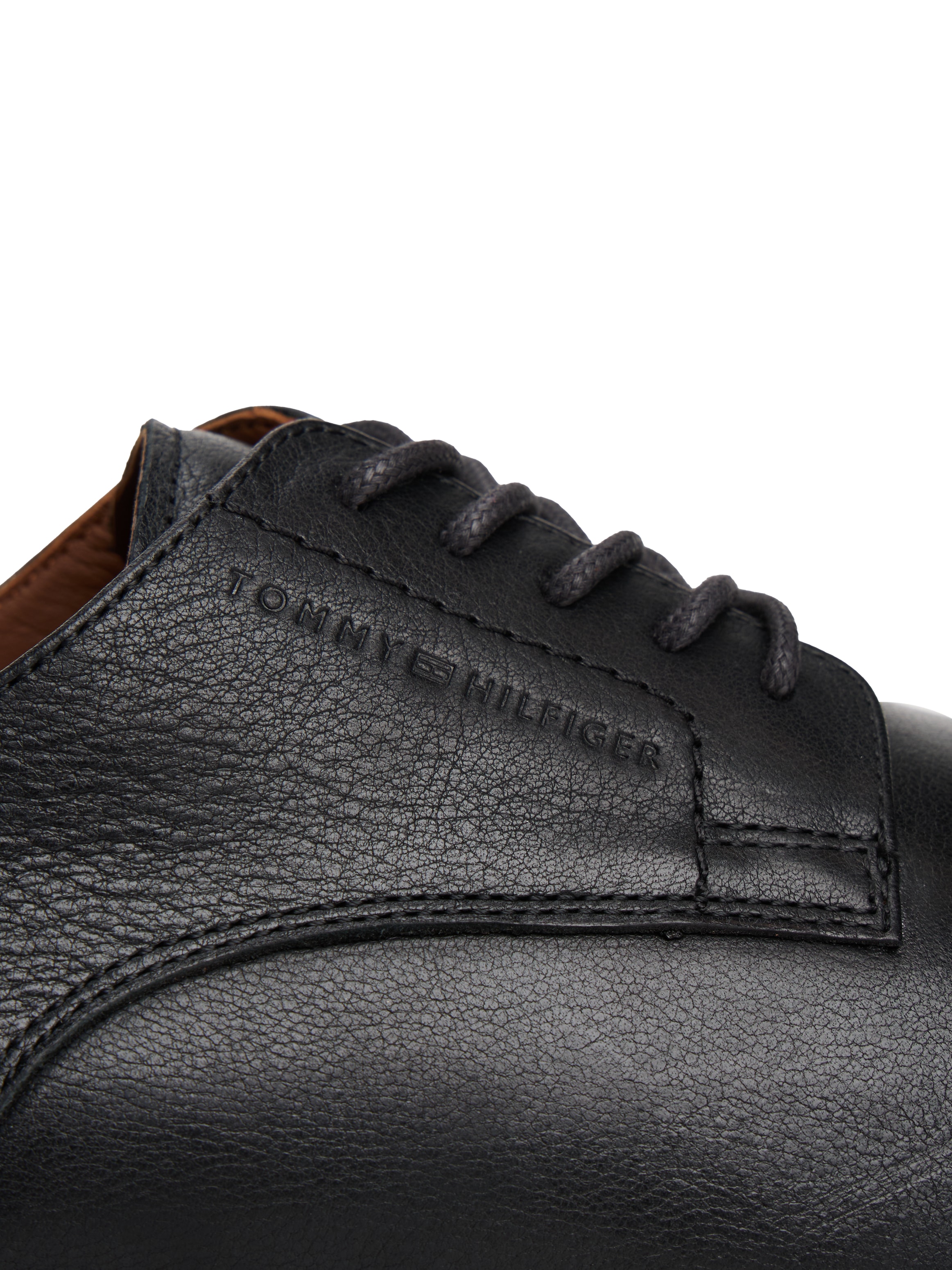 Tommy Hilfiger Chaussure à lacets »HILFIGER VOGUE LTH SHOE«  , chaussure business, chaussure de soirée avec logo embossé latéral