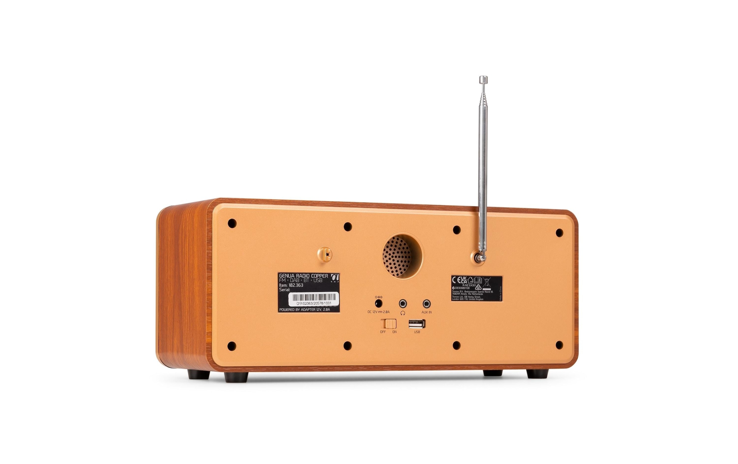 AUDIZIO Radio numérique (DAB+) »Genua-CU DAB+/FM Radio mit Bluetooth, Stereo« ( )
