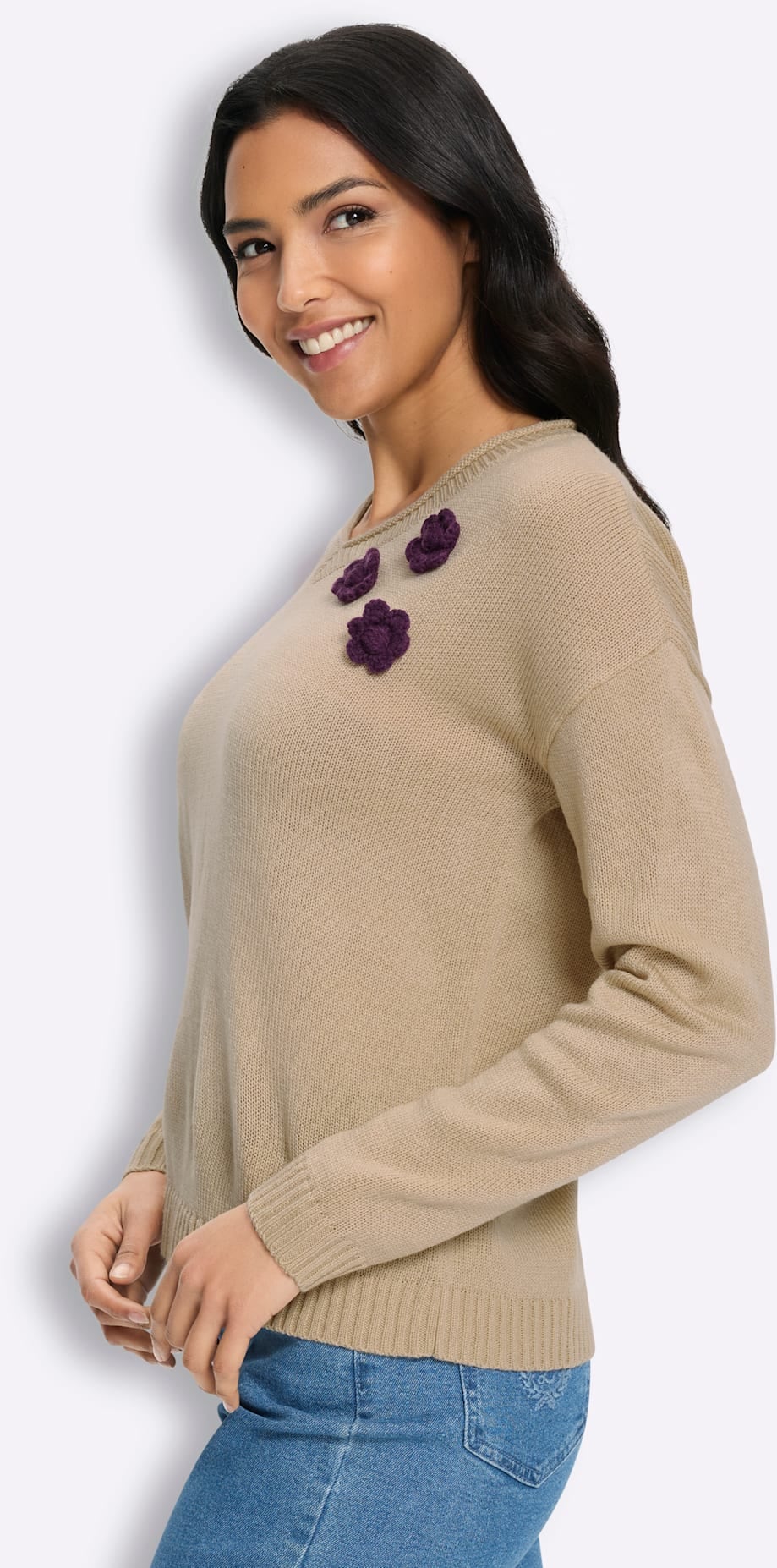 Classic Basics Pull col V »Strickpullover«
