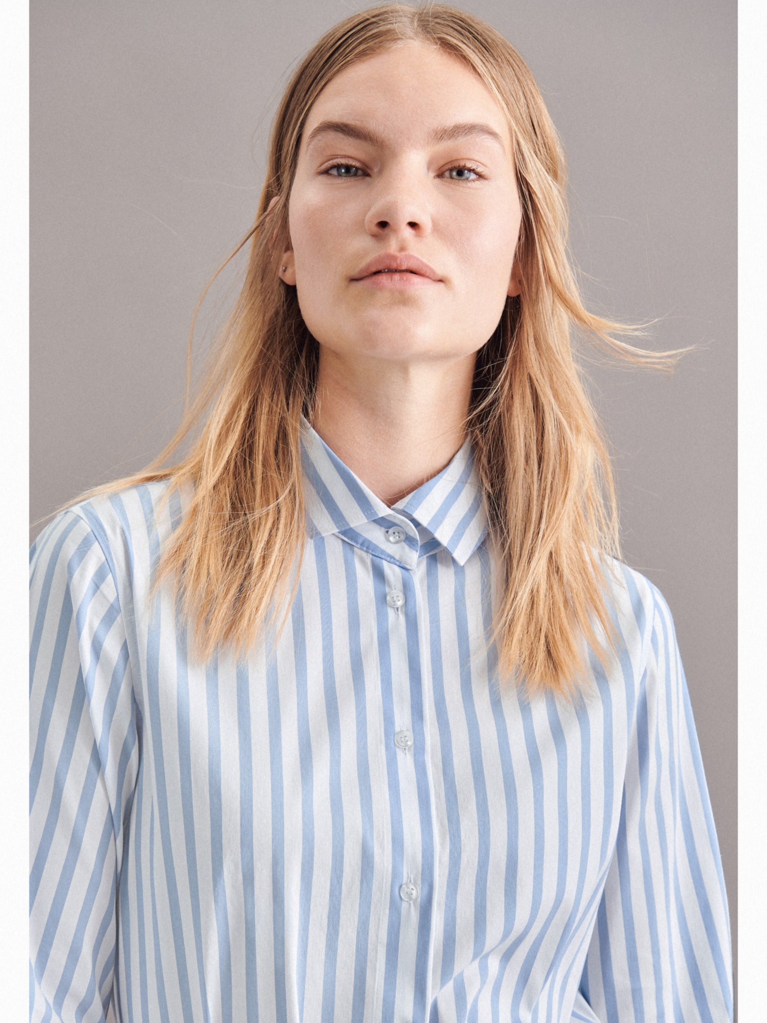 seidensticker Sommerkleid »Schwarze Rose« 3/4-Arm Kragen Streifen