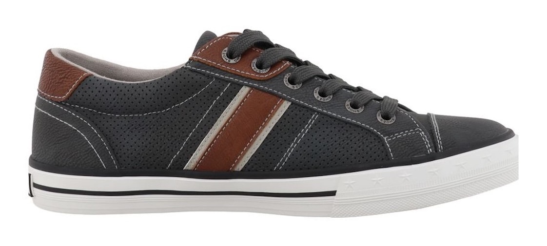 Mustang Shoes »Calogero«  Chaussure de loisir, chaussure basse, à lacets avec empiècements contrastés