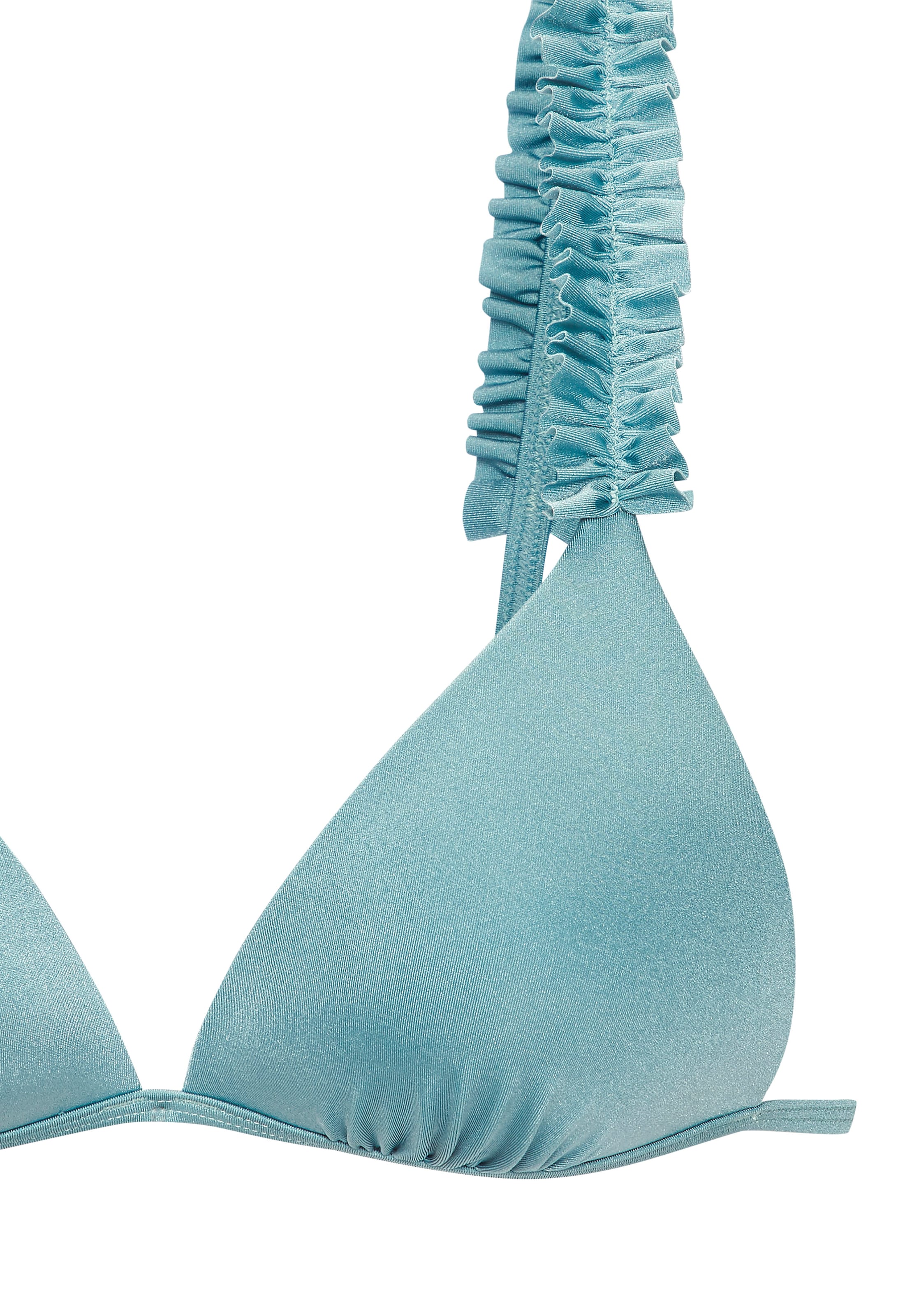 LASCANA Top bikini triangle »Liora« mit Rüschen