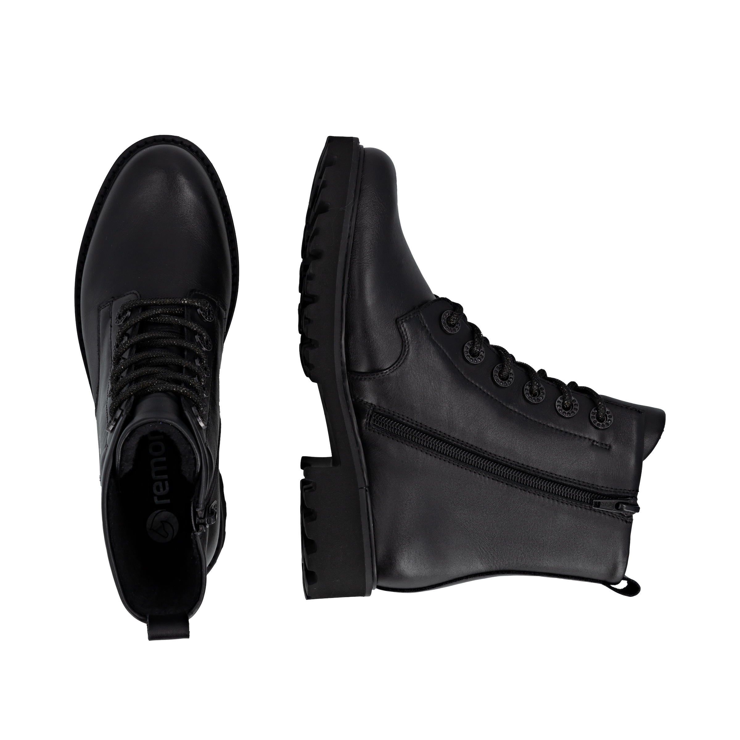 Remonte Schnürstiefelette  Schnürboots, Blockabsatz, Profilsohle, mit Lite´n Soft-Ausstattung