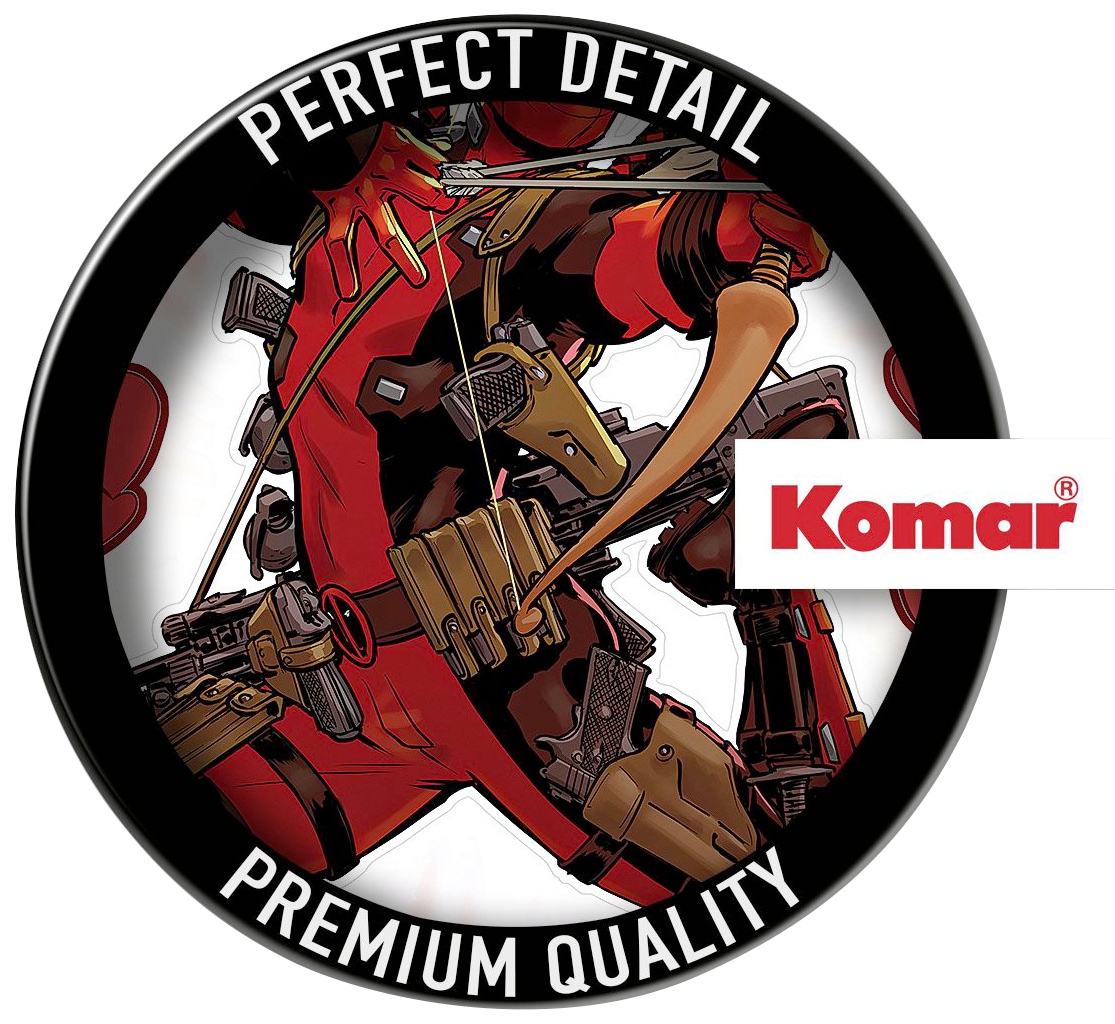 Komar Autocollant mural »Deadpool Lovepool - Grösse 50 x 70 cm« autocollant, sticker mural, chambre d’enfant