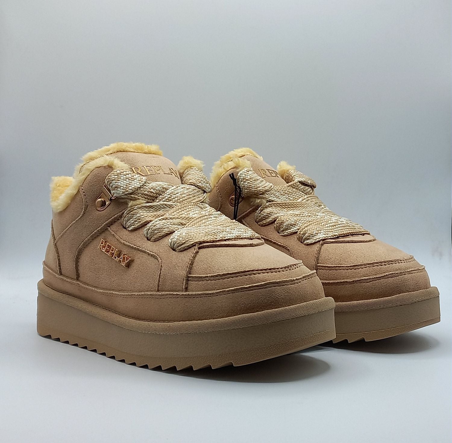Replay Schnürschuh »SANTA RUN«  Sneaker, Plateauschuh mit seitlichem Label