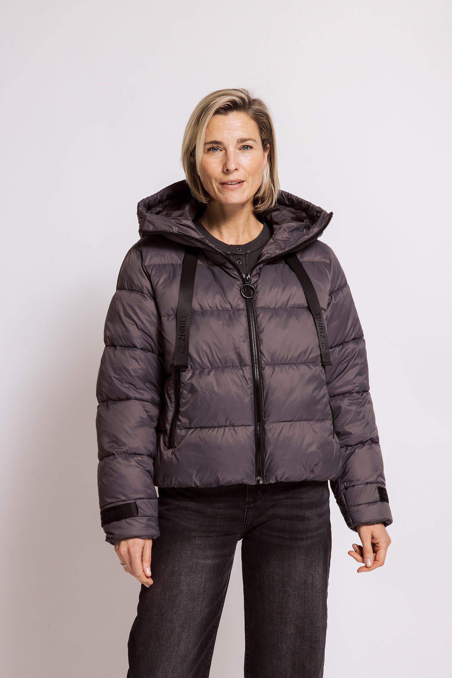 Zhrill Veste matelassée »ASLI« avec capuche mit Kapuze / Reissverschluss und Stehkragen