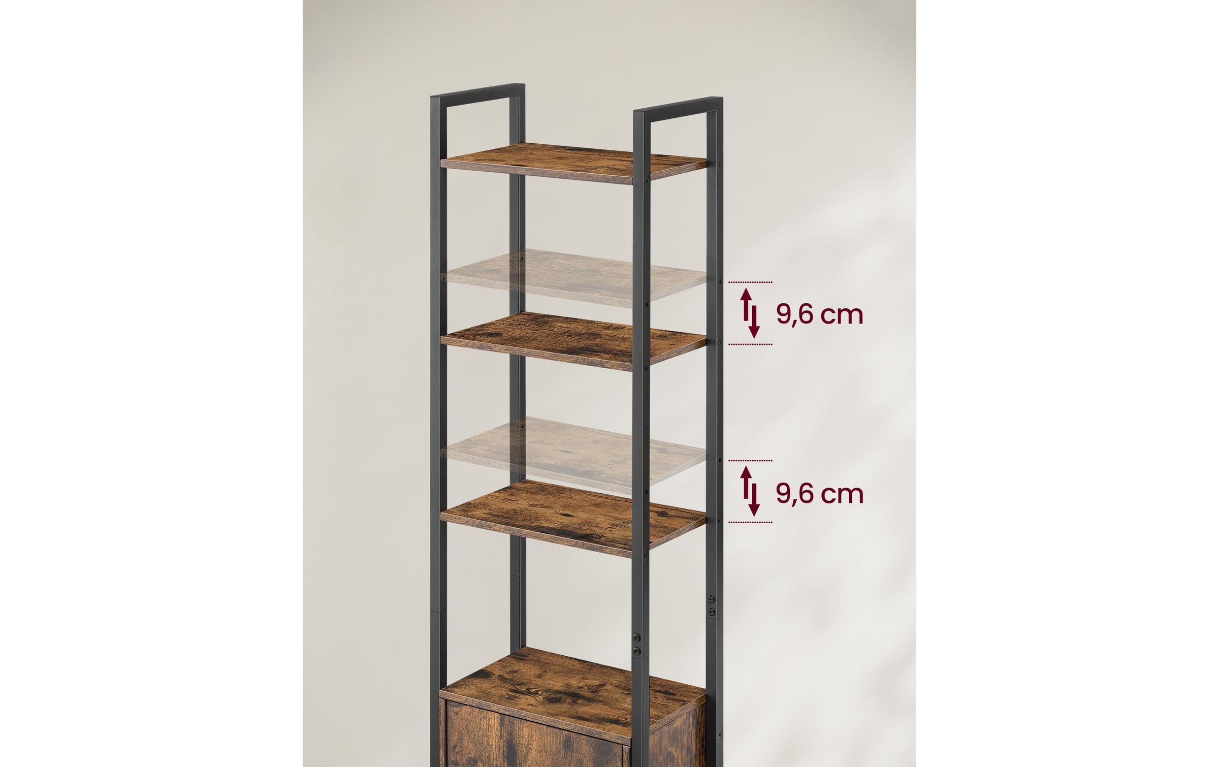 VASAGLE Regal »4 Ablagen«