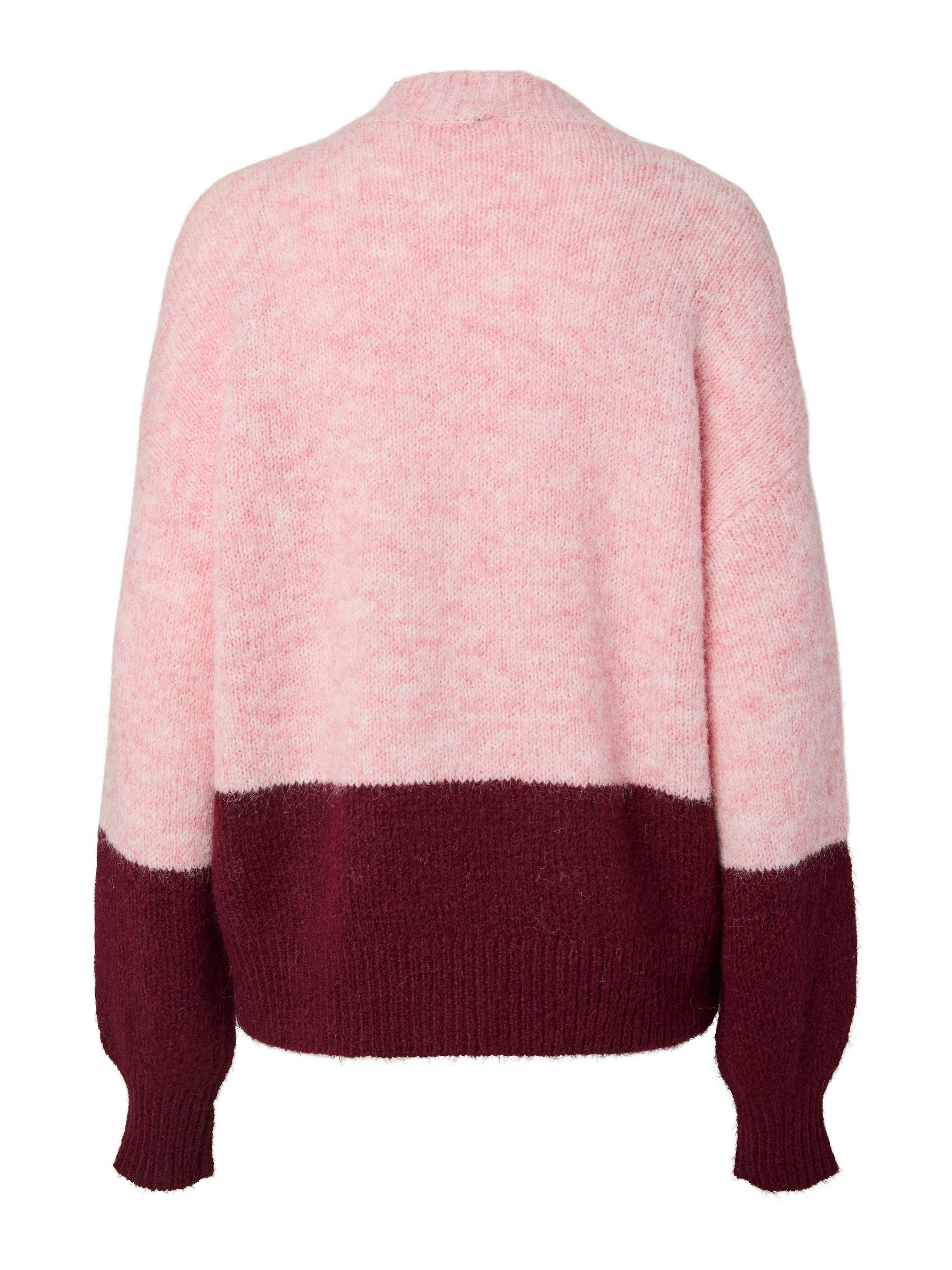 pieces Pull à col rond »PCIVY LS O-NECK COLOR BLOCK KNIT PWP BC« Colorblock Design