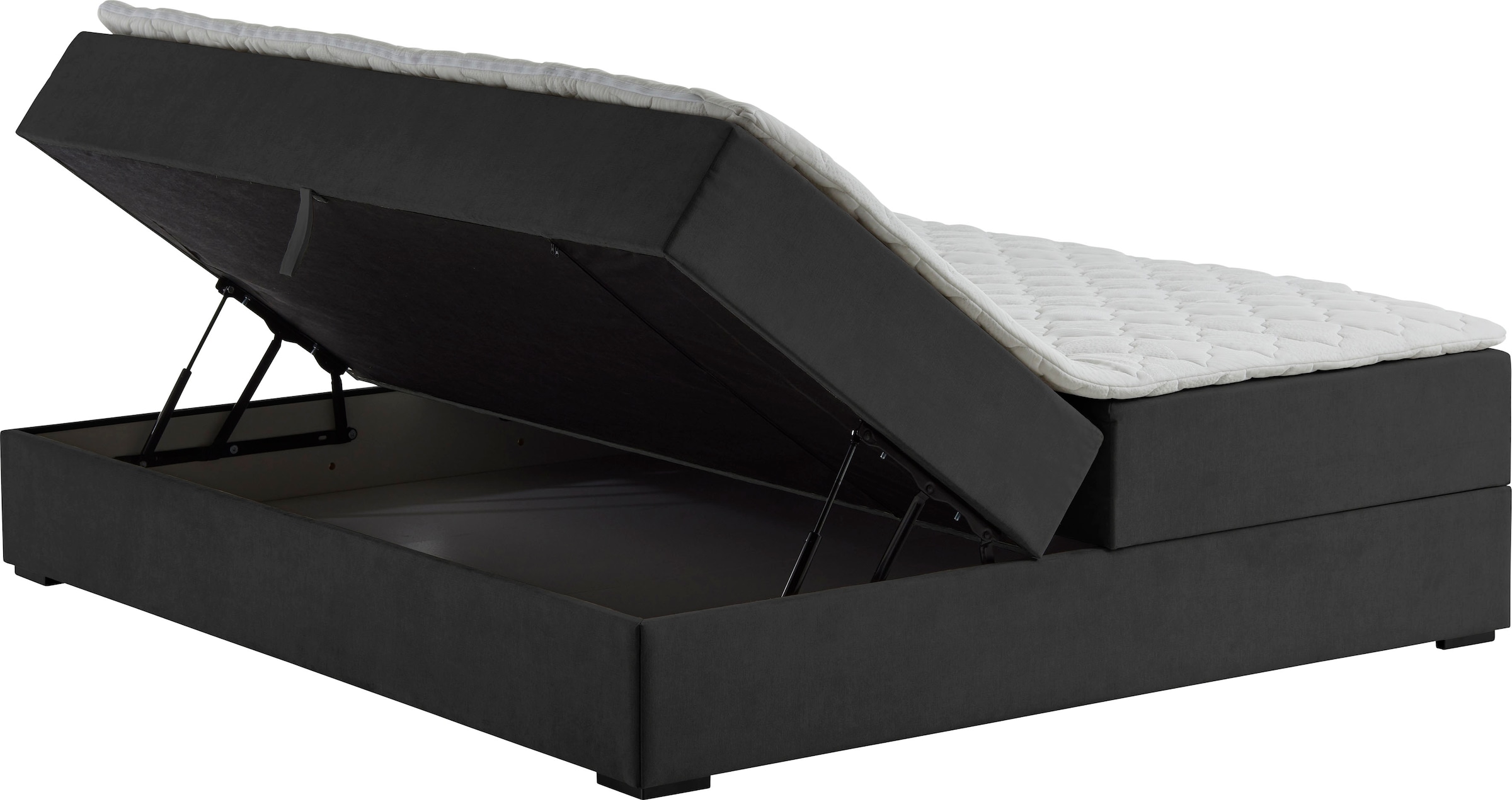 ATLANTIC home collection Lit de boxe »Lucy« sans tête de lit, librement positionnable dans la pièce, avec coffre de lit