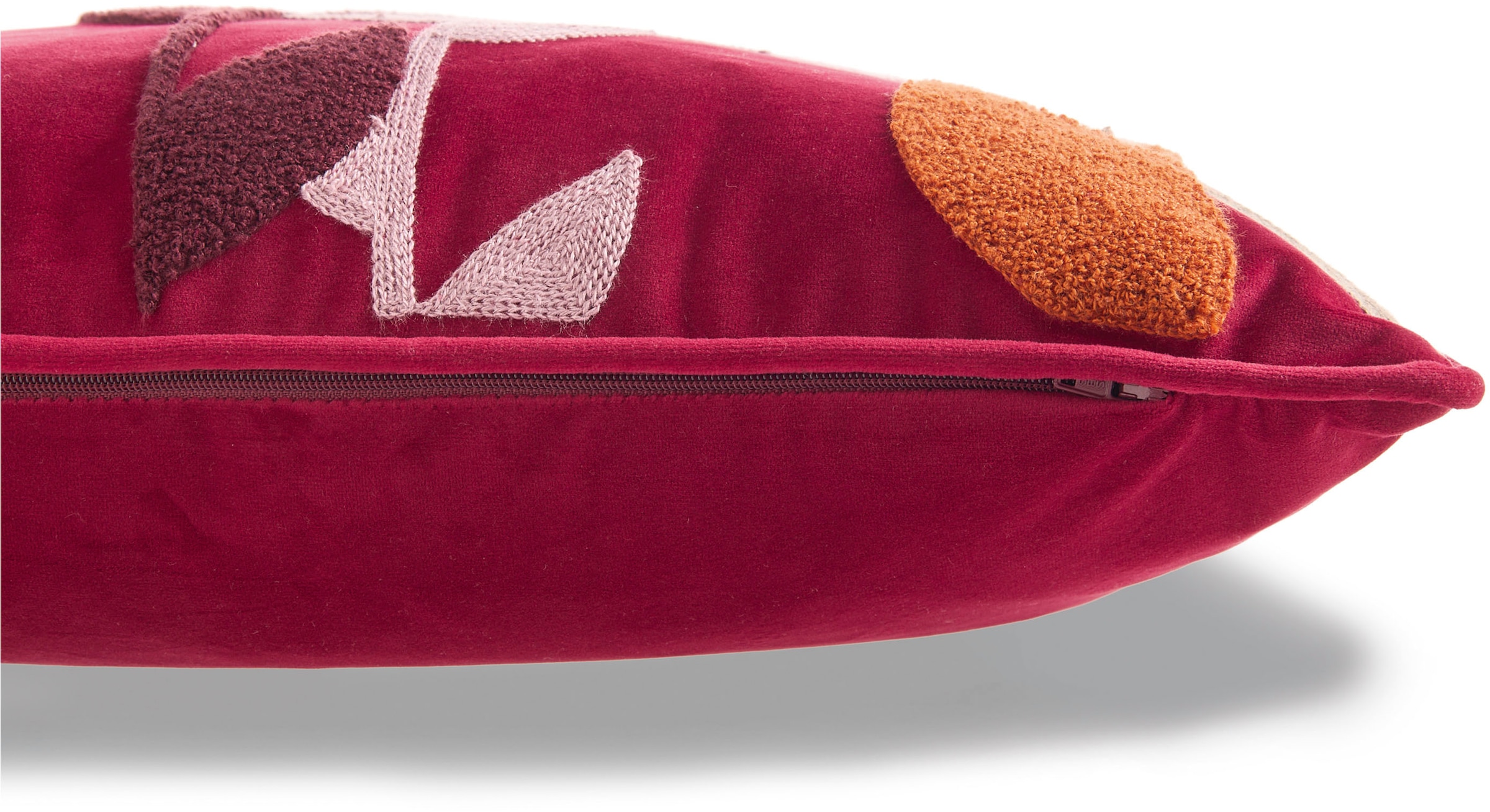 TOM TAILOR HOME Dekokissen »Flowers« aus weichem Velvet