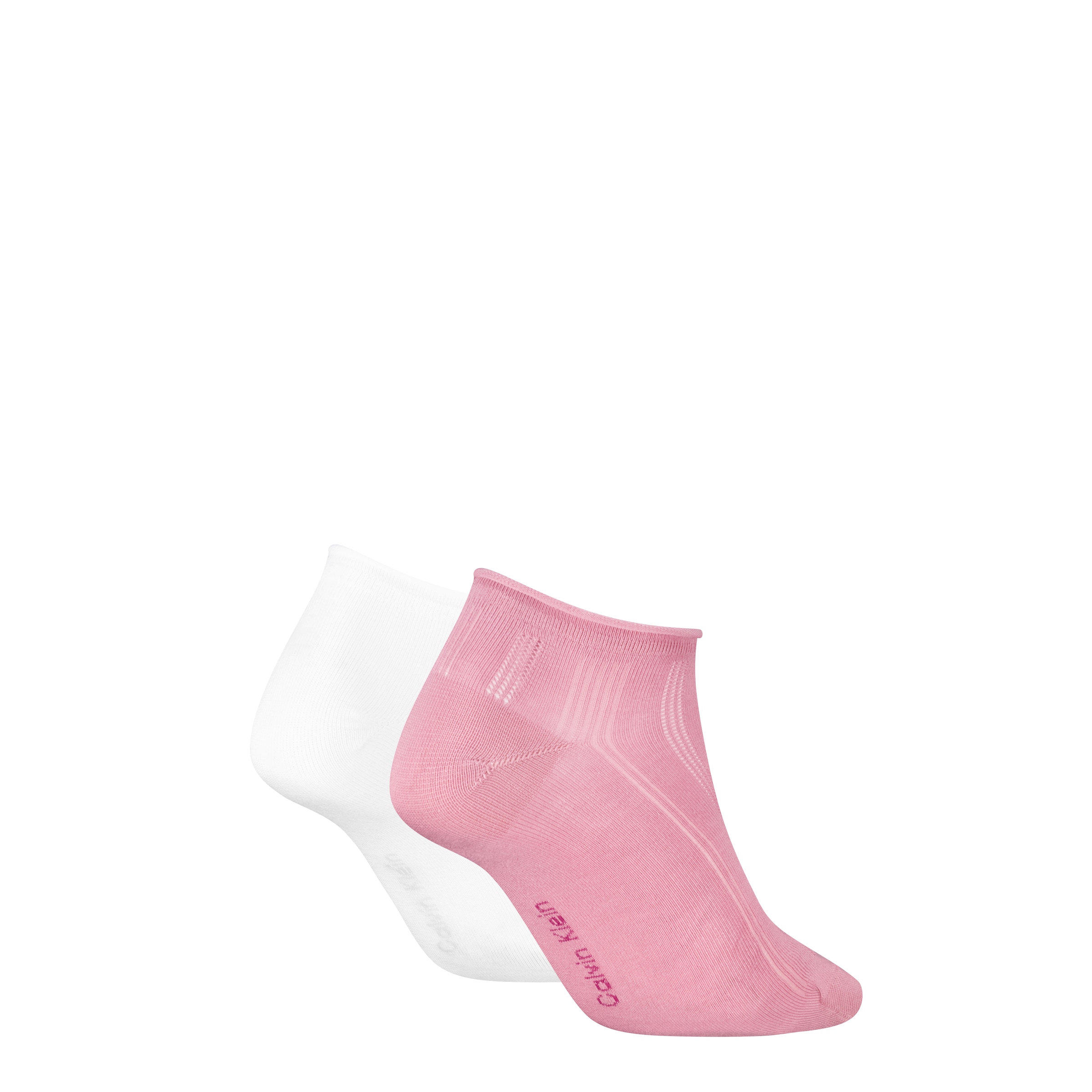 Calvin Klein Chaussettes de baskets »CK WOMEN SNEAKER PELERINE« 2 paires,  avec petit col roulé, mélange coton, élastique