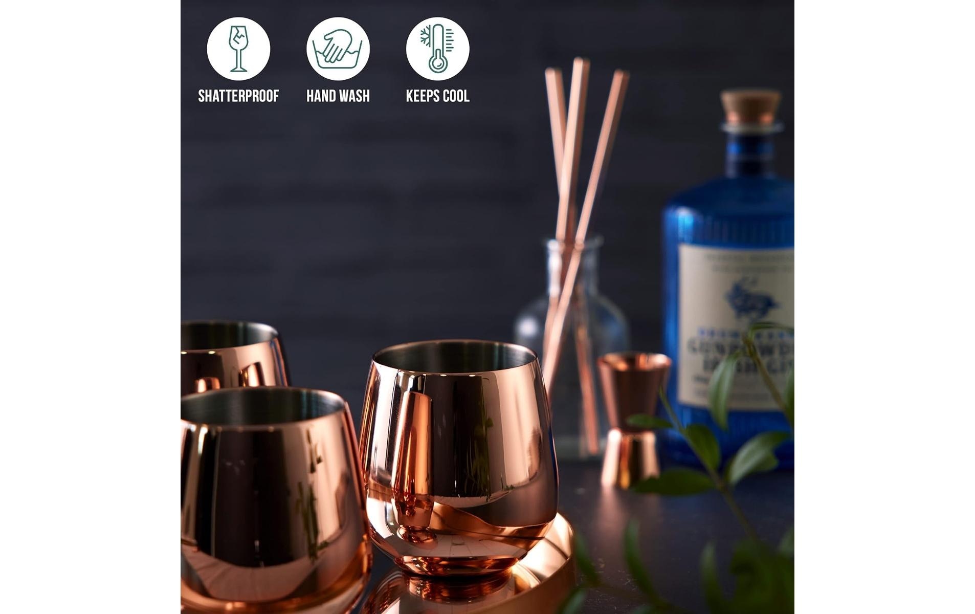   Verre à cocktail »Oak & Steel 350 ml, 4 Stück«